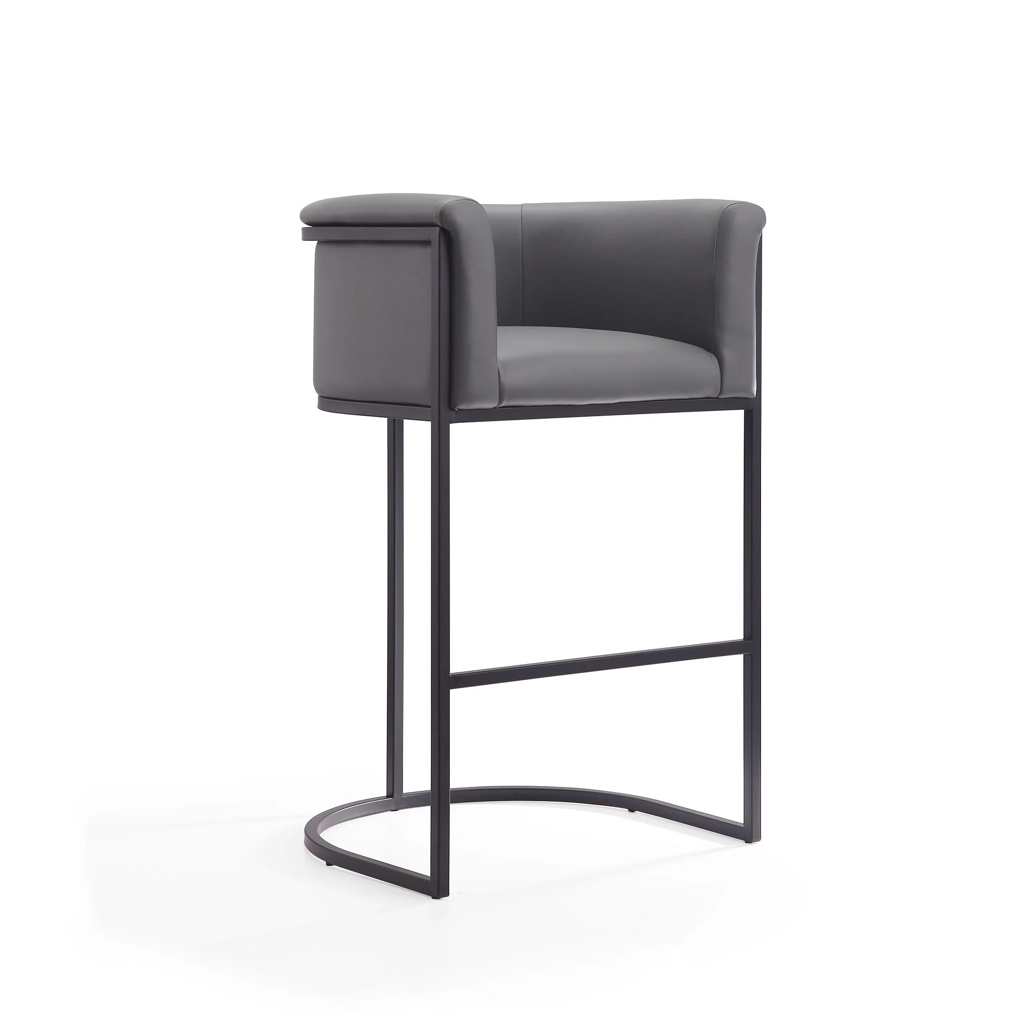 Cosmopolitan Barstool in Grey and Black (set of 3) - Image 4