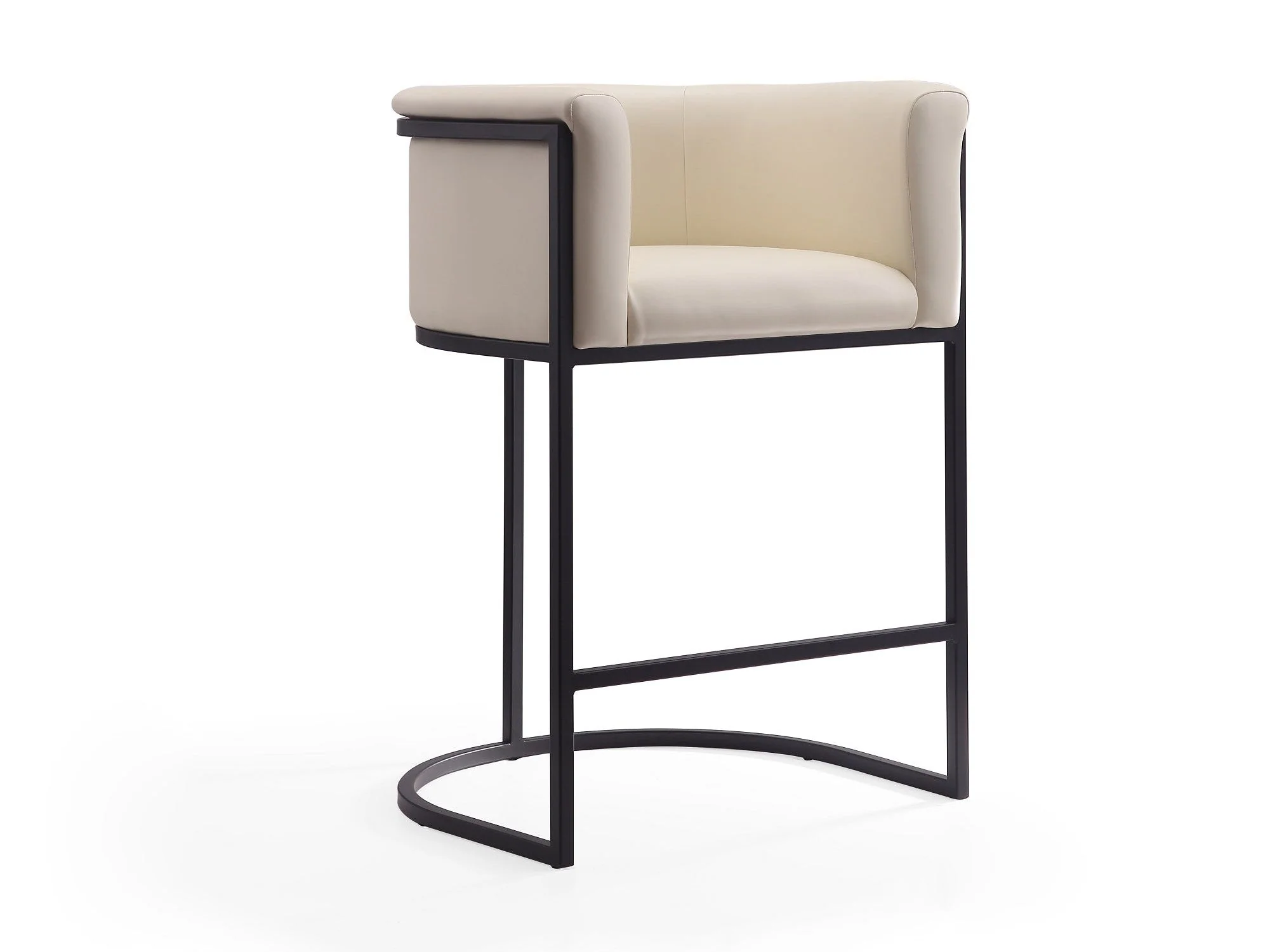 Cosmopolitan Counter Stool in Cream and Black