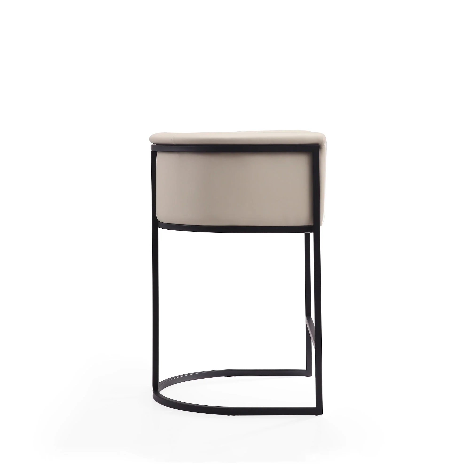 Cosmopolitan Counter Stool in Cream and Black (set of 2) - Image 6