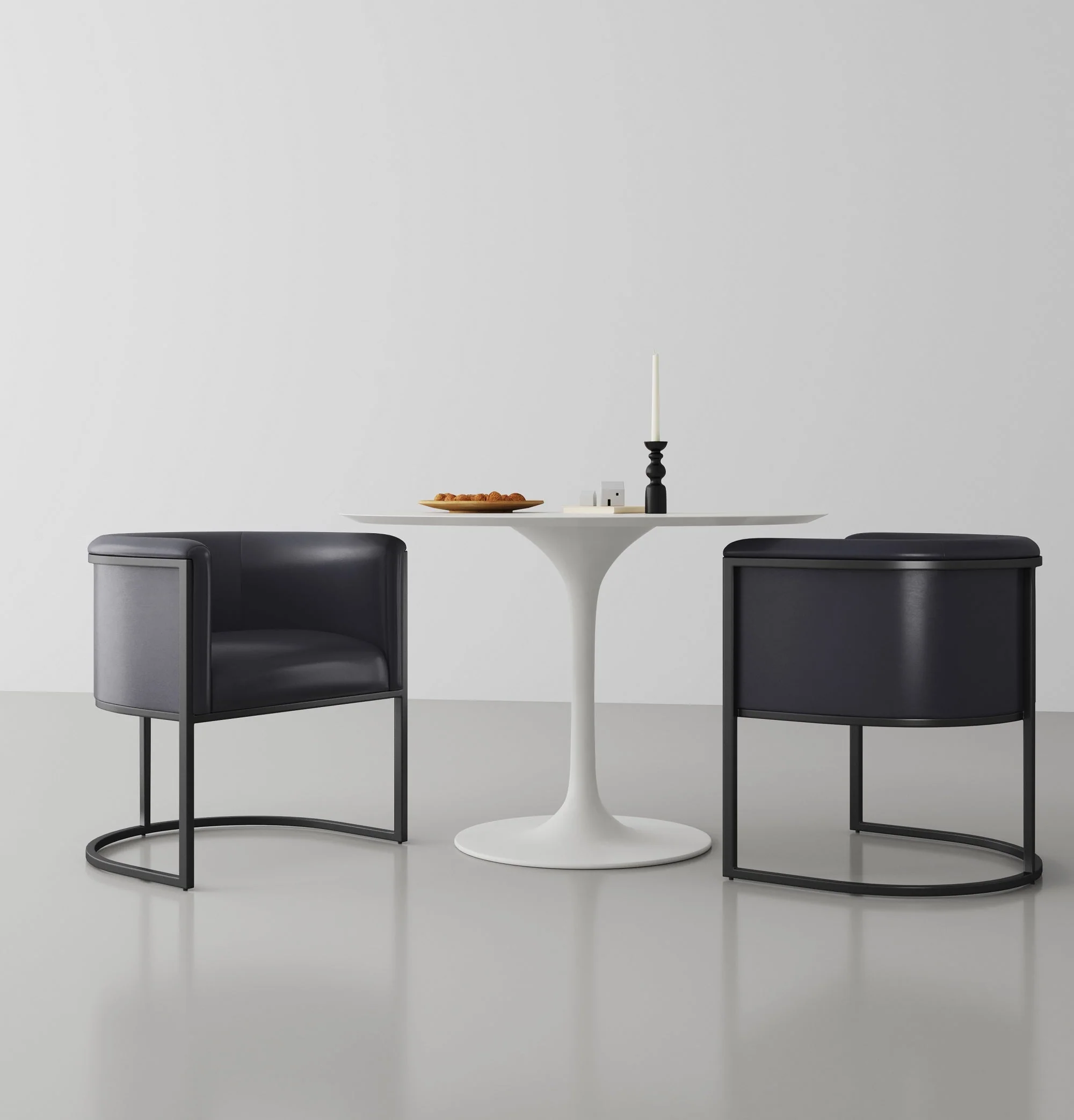 Cosmopolitan Dining Chair in Black (set of 2) - Image 2