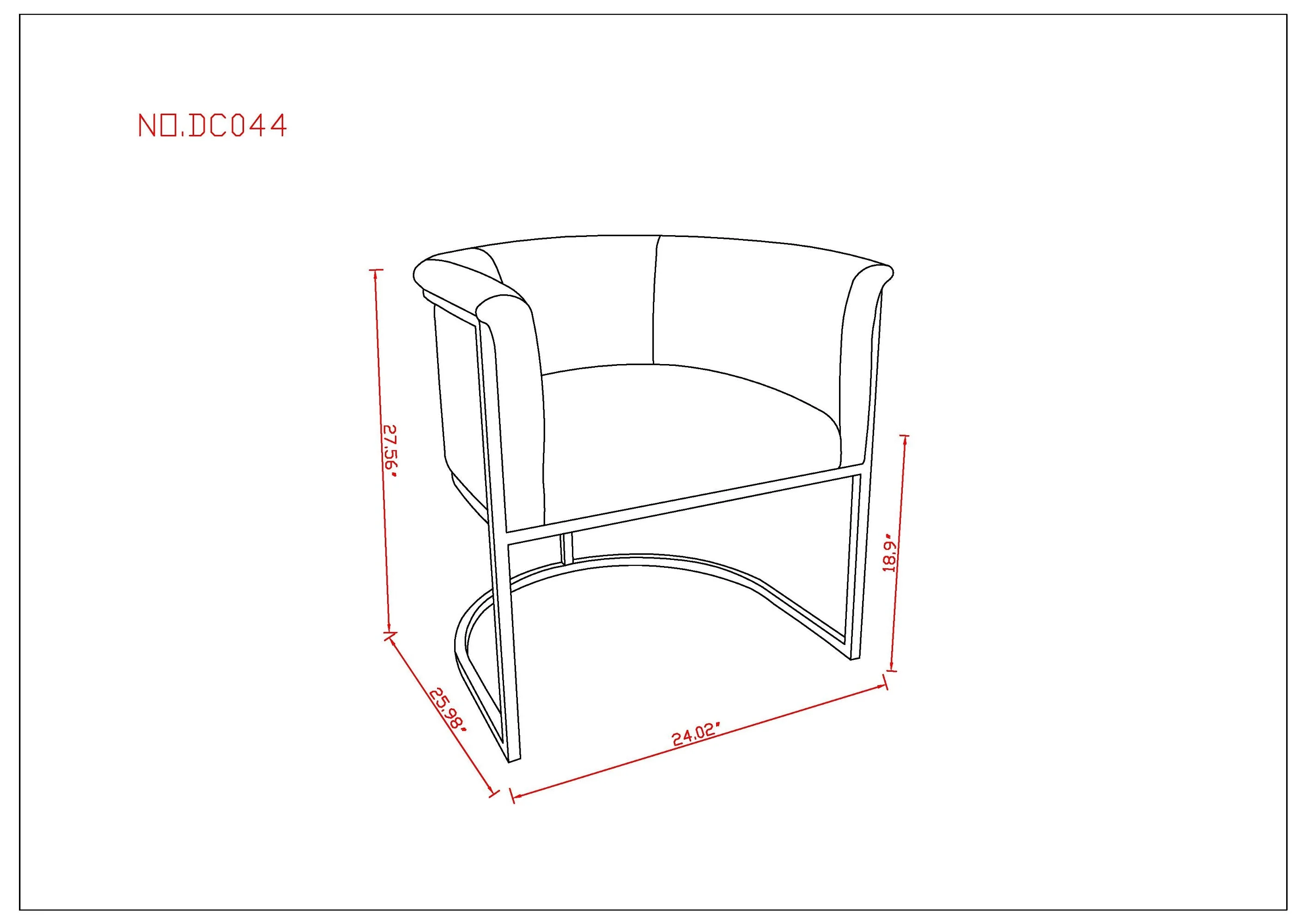 Cosmopolitan Dining Chair in Saddle and Black (set of 2) - Image 3