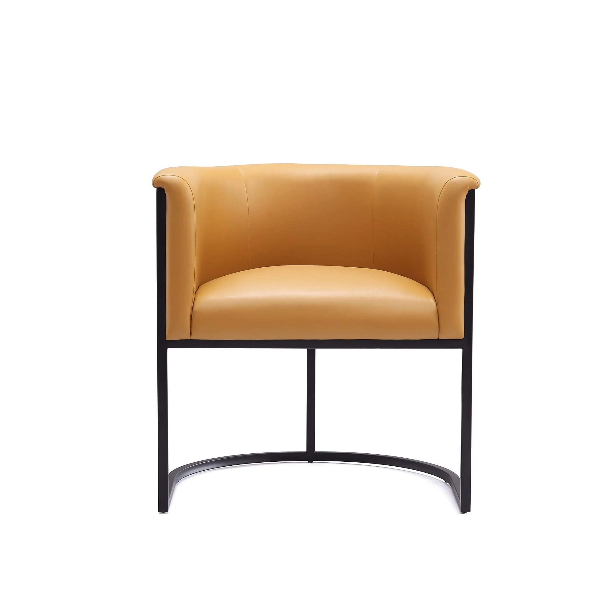 Cosmopolitan Dining Chair in Saddle and Black (set of 2) - Image 5