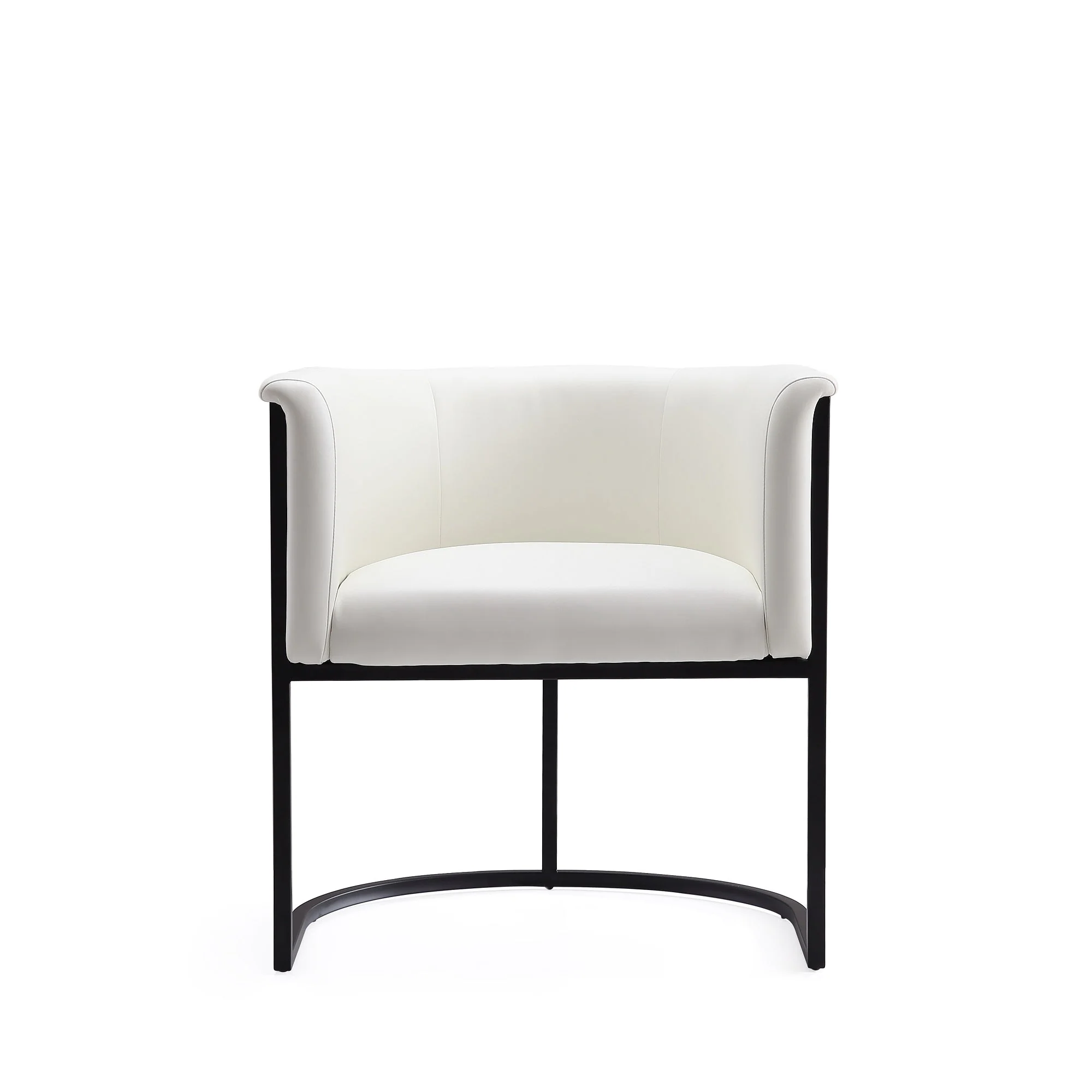 Cosmopolitan Dining Chair in White and Black - Image 4