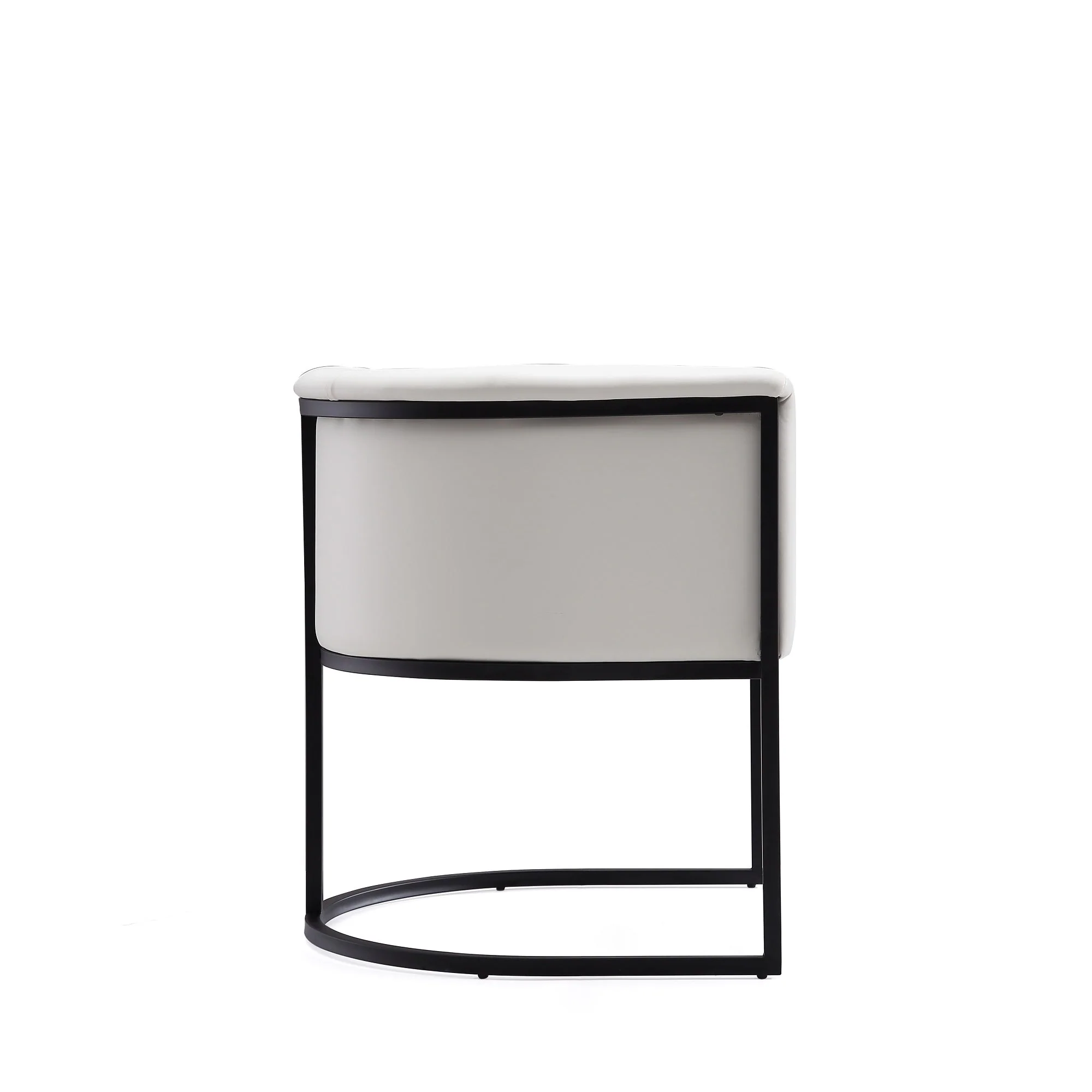 Cosmopolitan Dining Chair in White and Black - Image 5