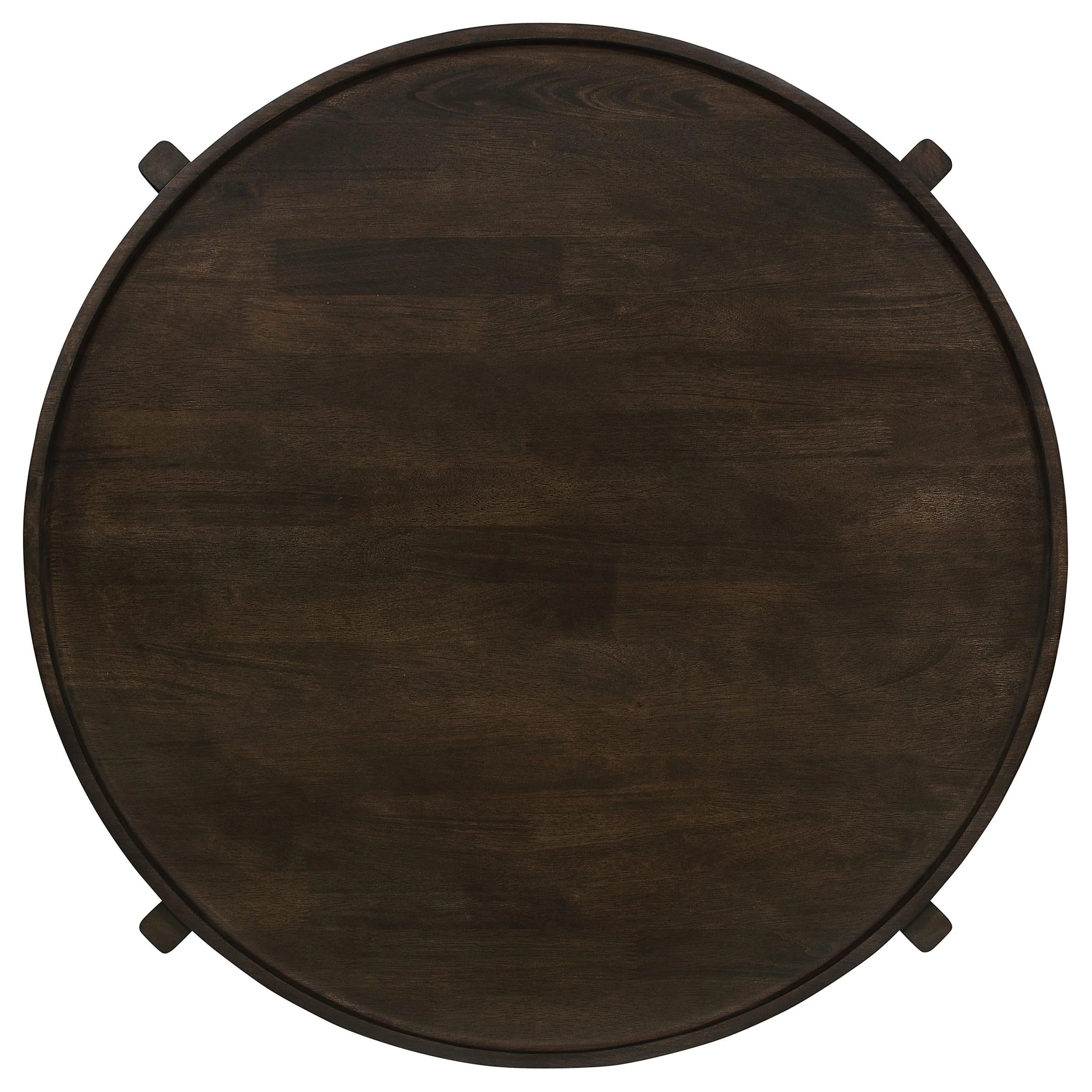 Cota Dark Brown 3-Piece Solid Wood Coffee and End Table Set - Image 10