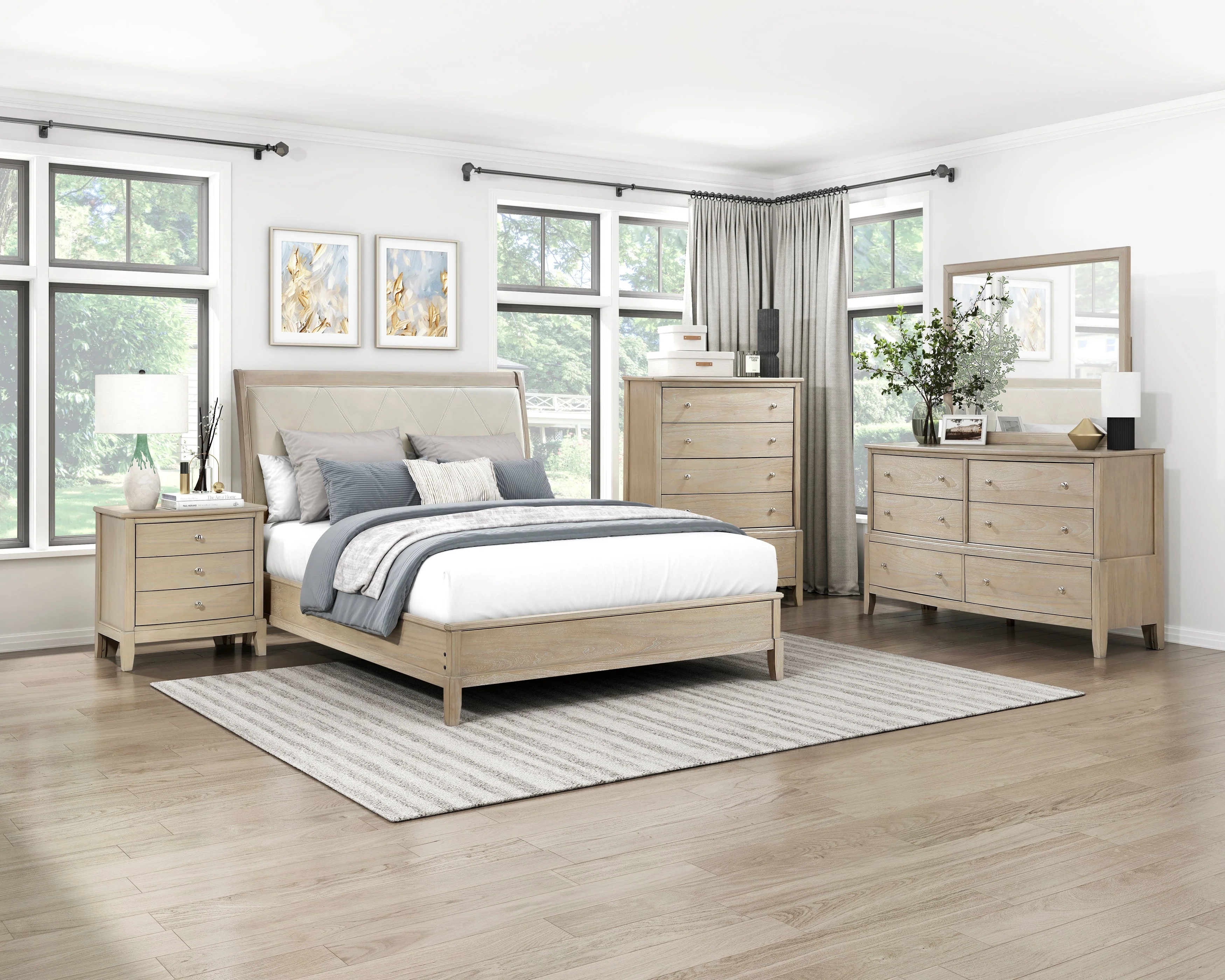 Cotterill Beige Mirror - Image 3