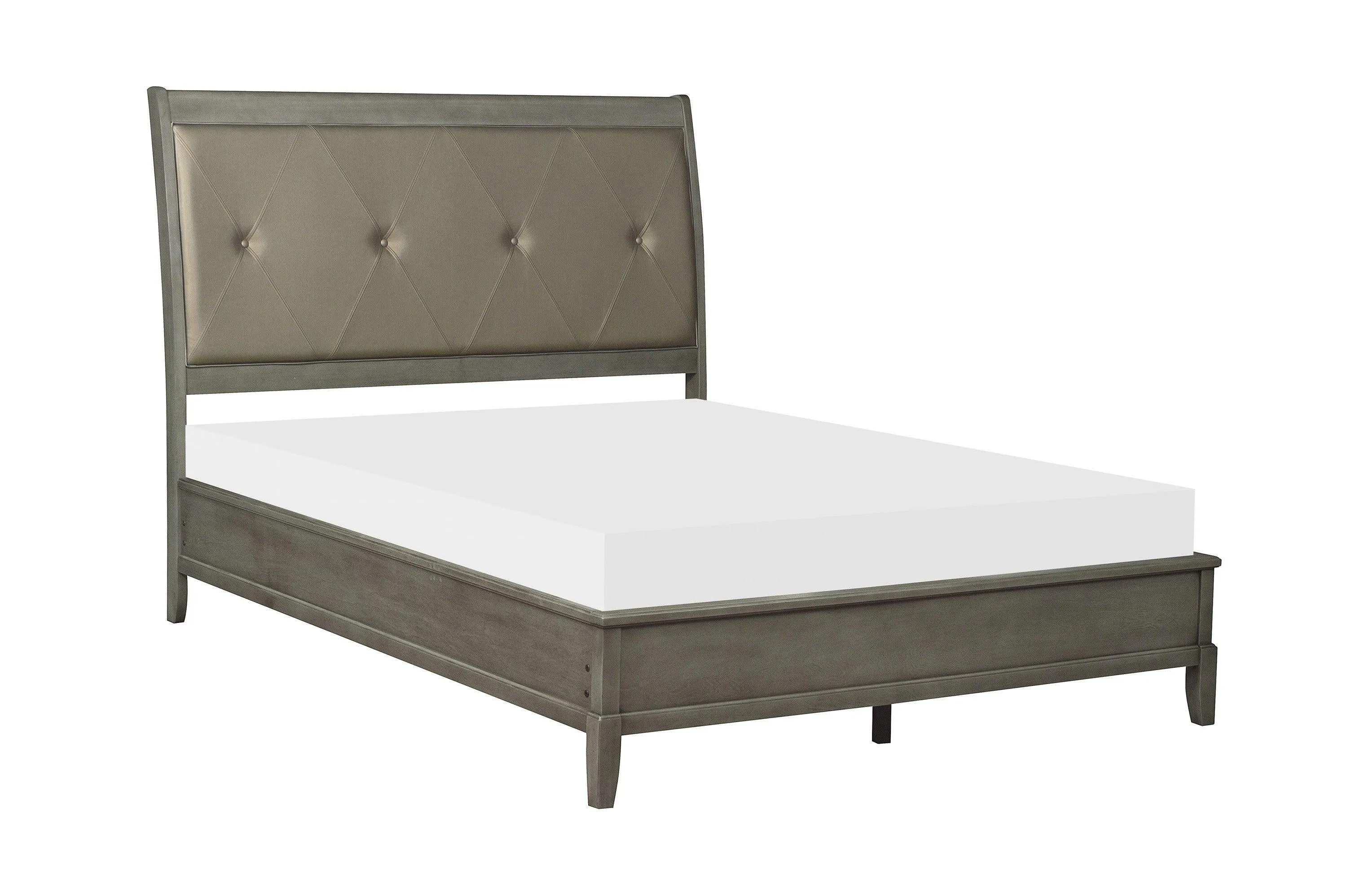 Cotterill Gray Upholstered Panel Bedroom Set - Image 2