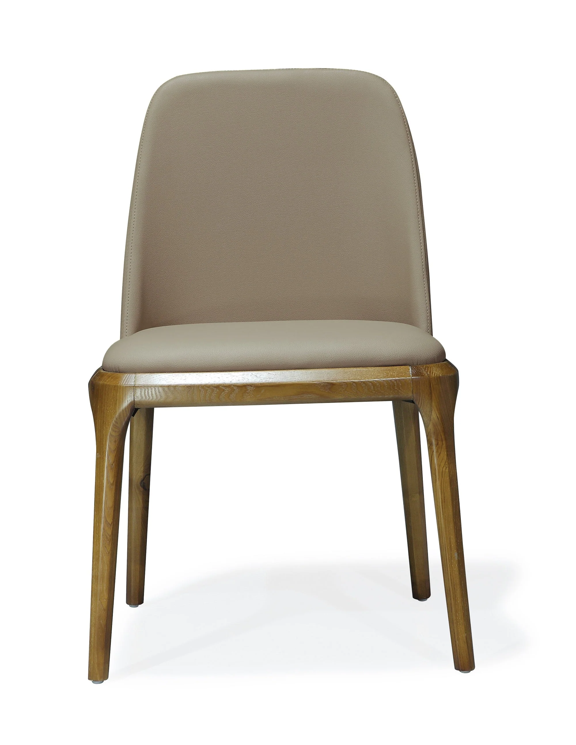 Courding Dining Chair in Tan and Walnut (set of 2) - Image 5