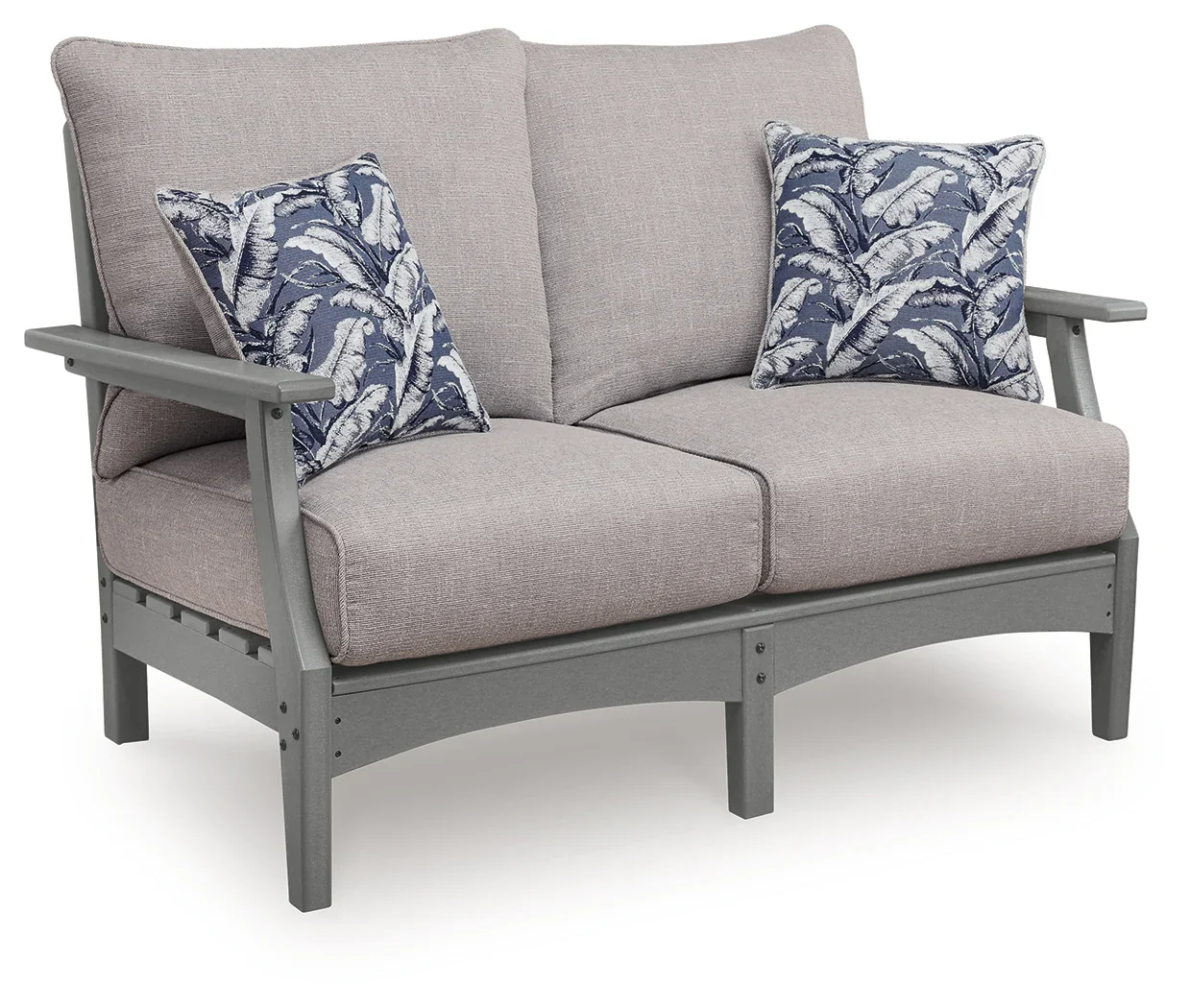 Cove Beach Gray Loveseat w/Cushion - Image 3