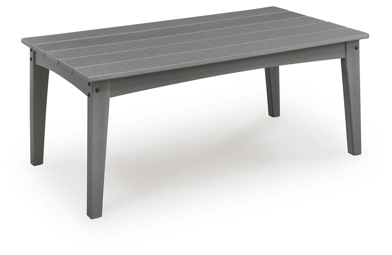 Cove Beach Gray Outdoor Sofa and Loveseat with Coffee Table - Image 11