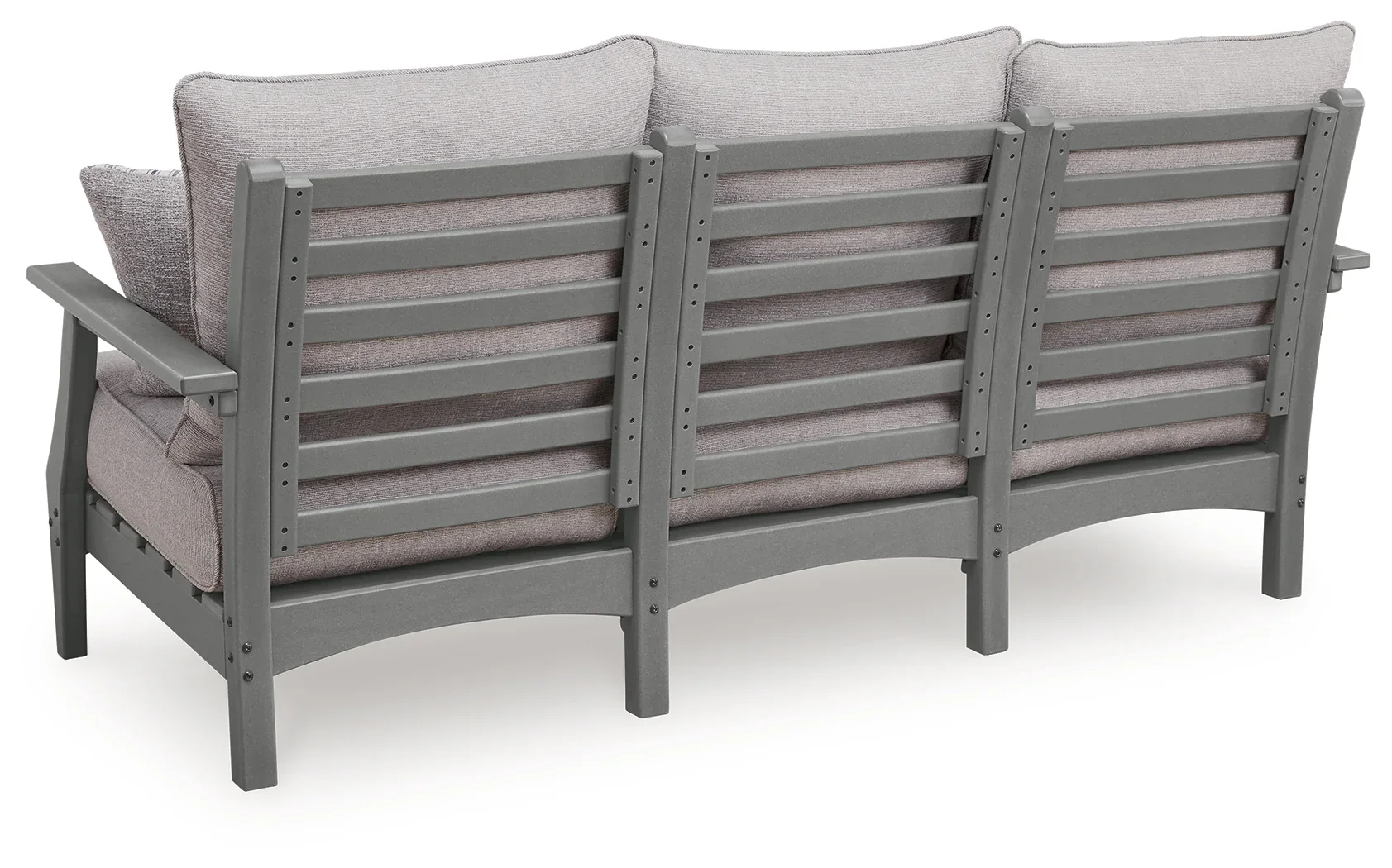 Cove Beach Gray Sofa with Cushion - Image 4