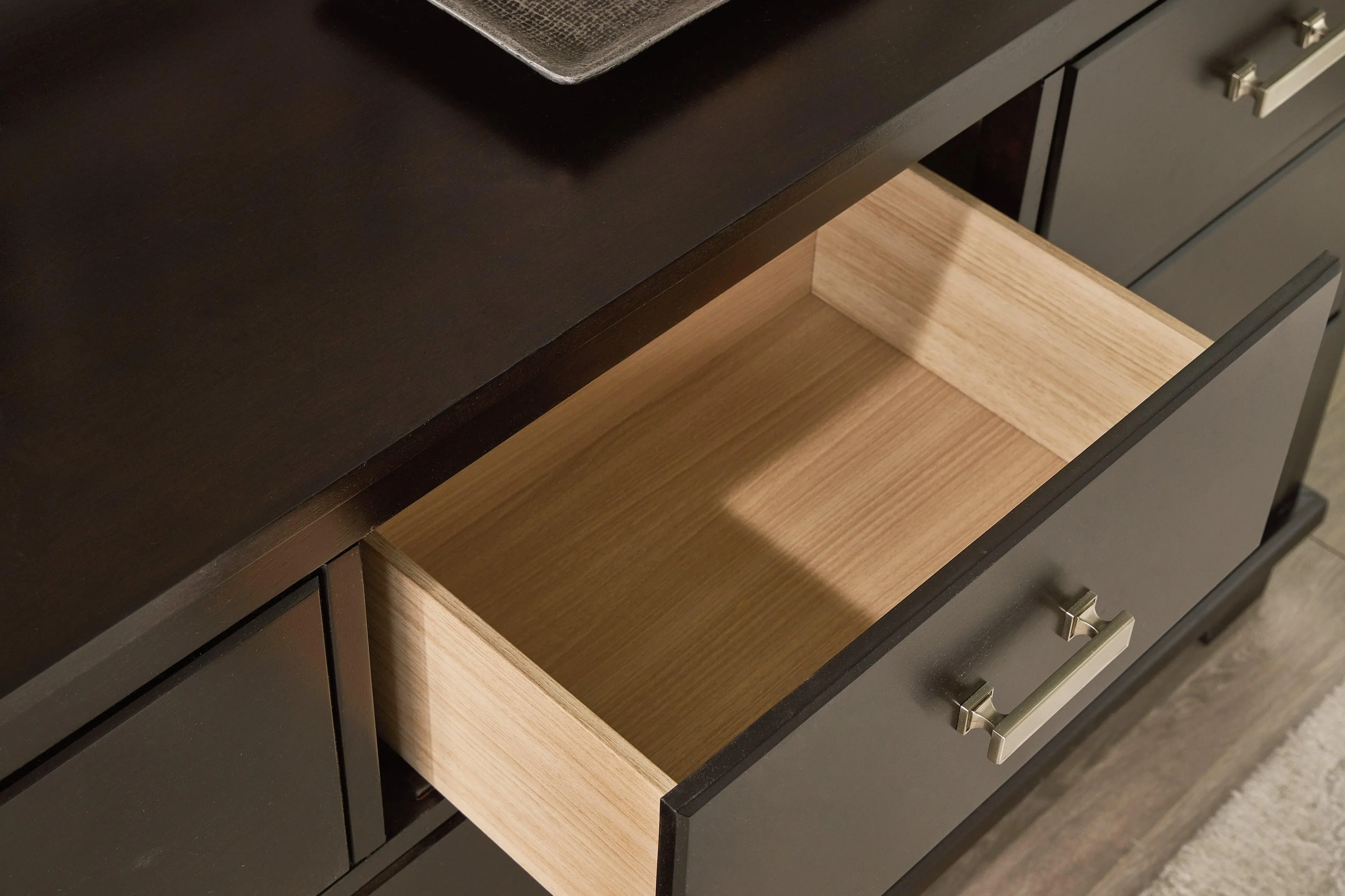 Covetown Dark Brown Dresser - Image 10
