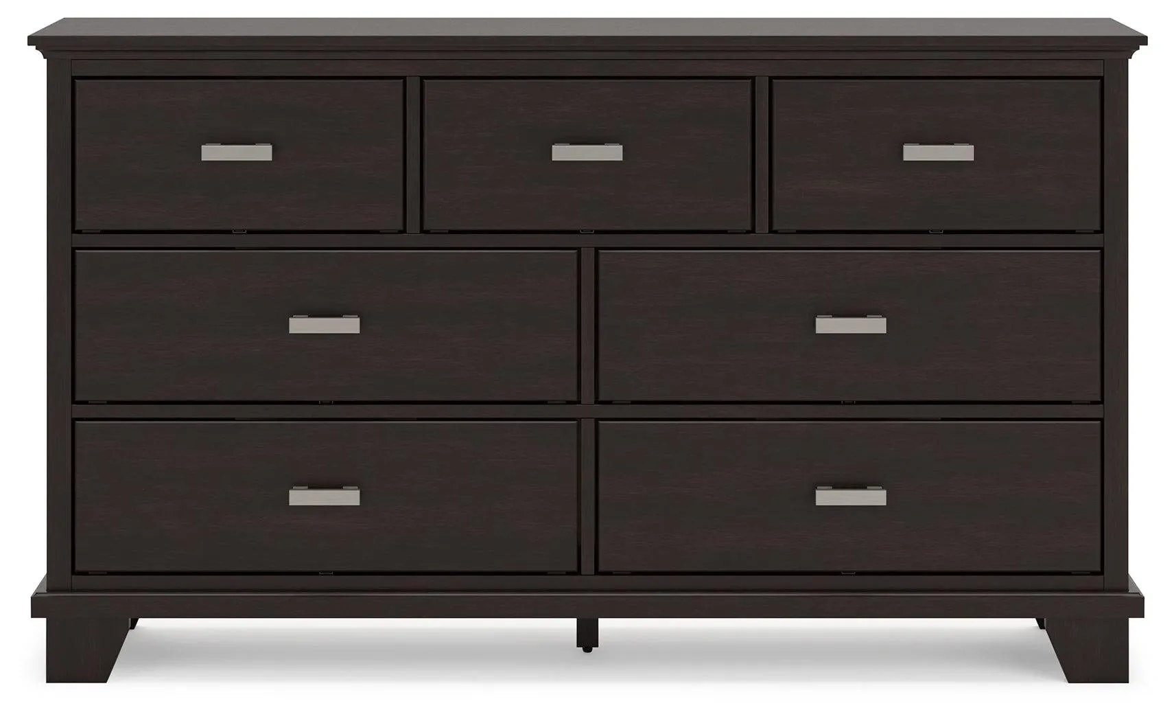 Covetown Dark Brown Dresser - Image 5
