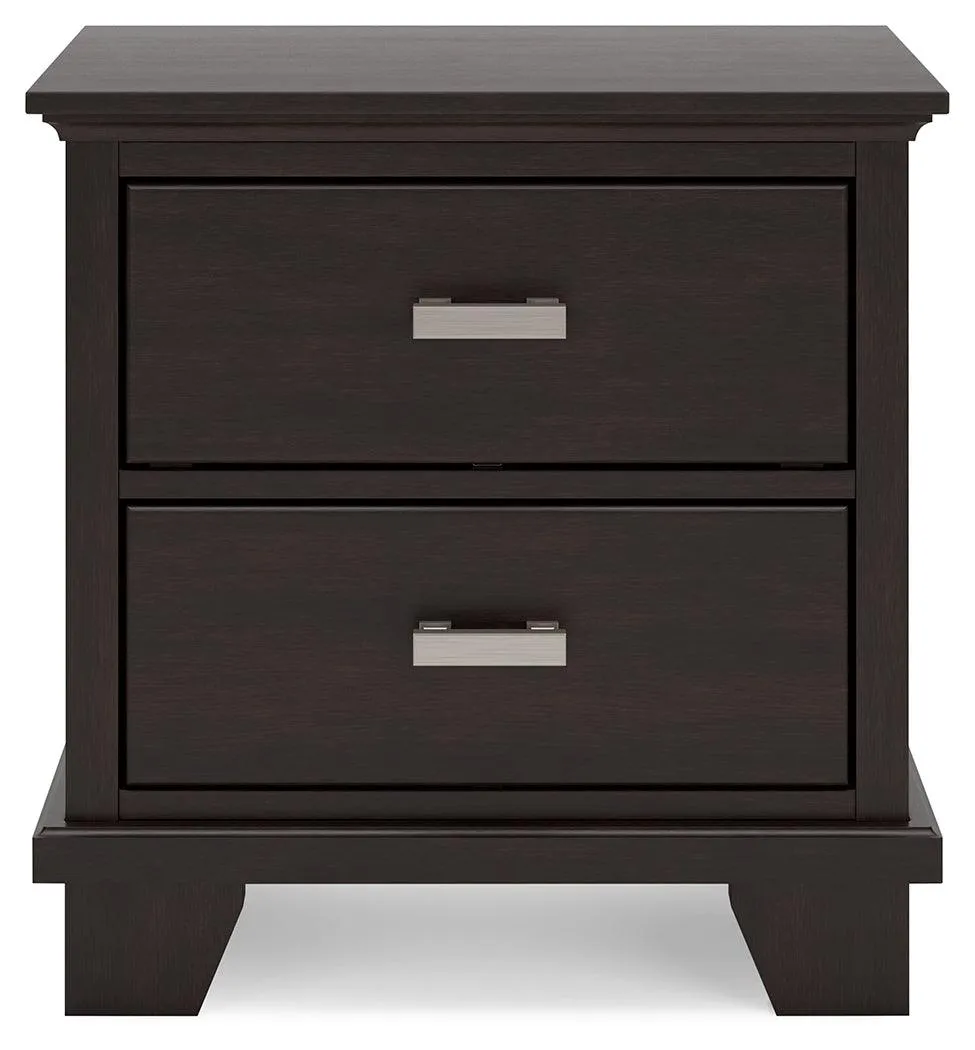 Covetown Dark Brown Nightstand - Image 4
