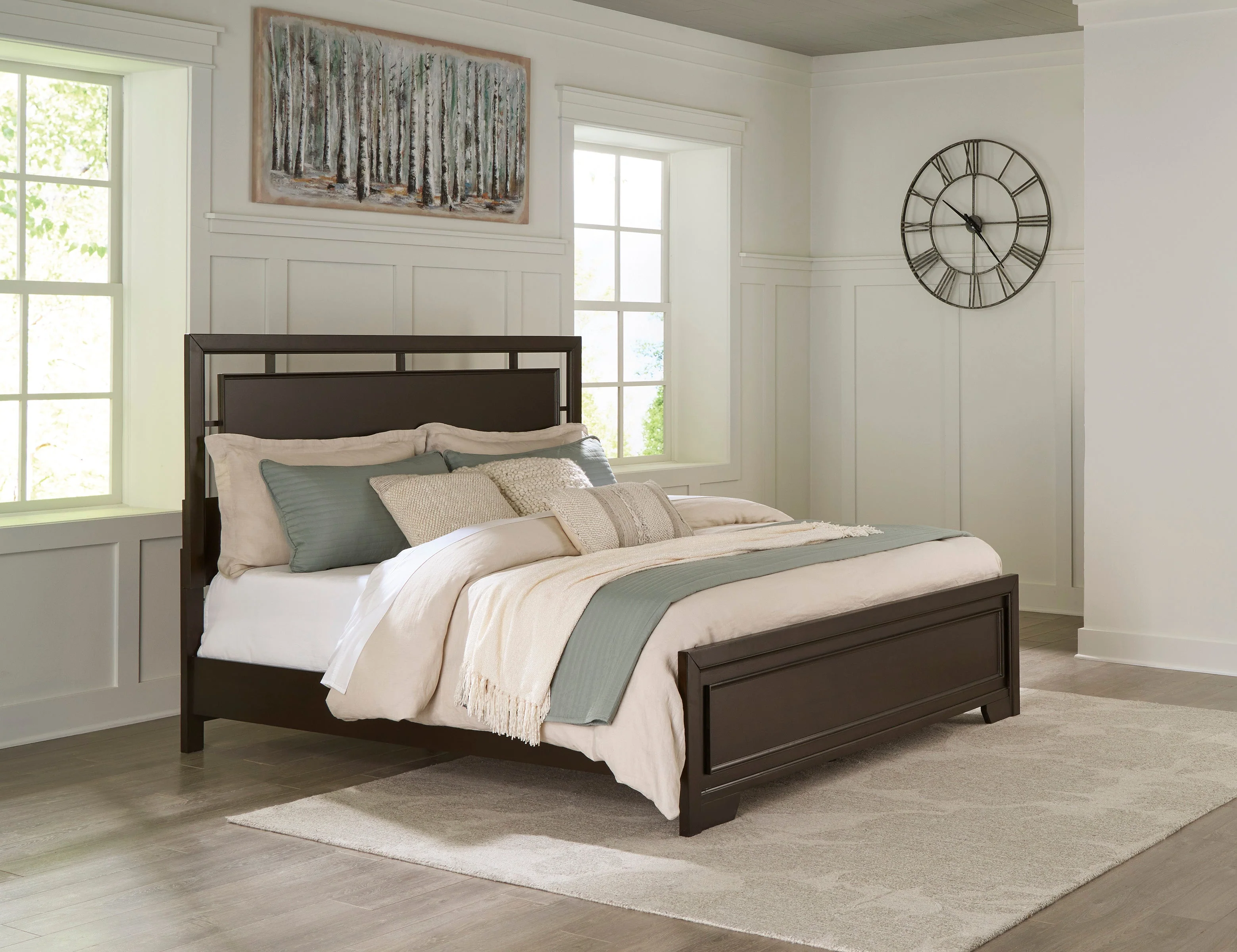 Covetown Dark Brown Panel Bedroom Set - Image 7
