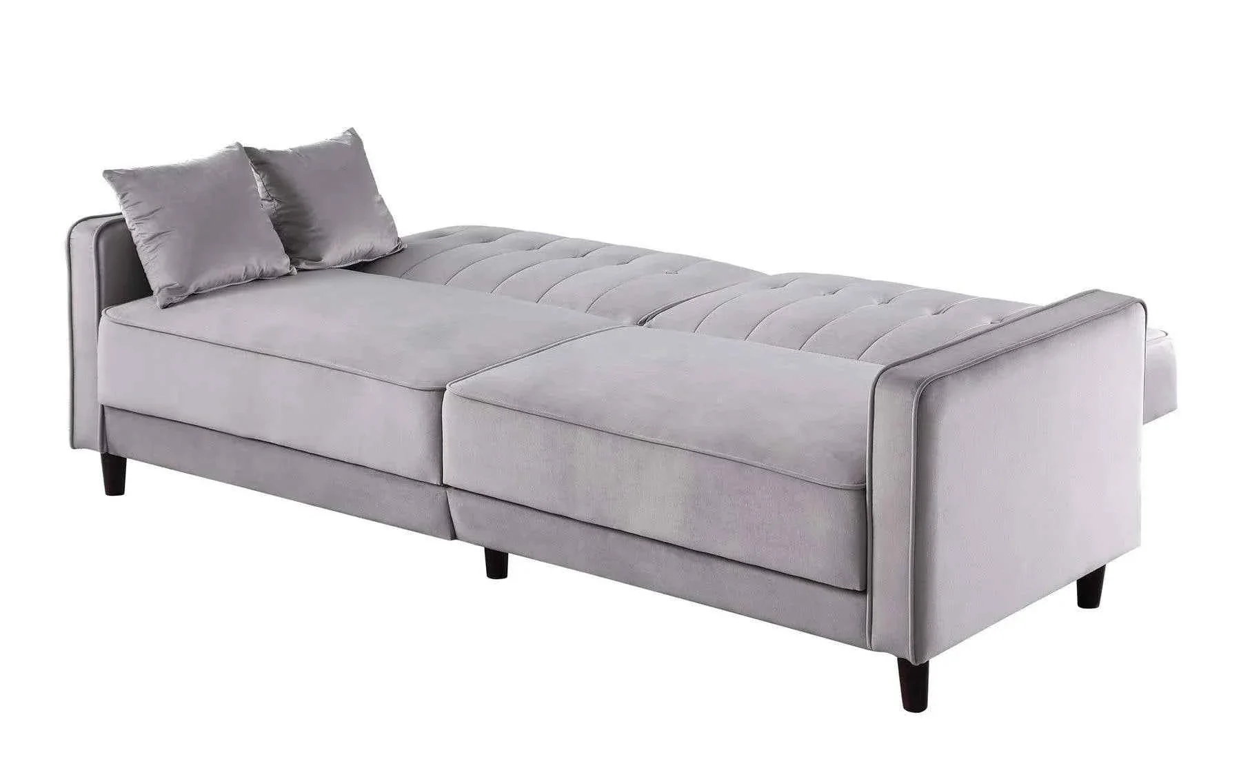 Cozy Grey Adjustable Bed Sofa And Loveseat - Image 3