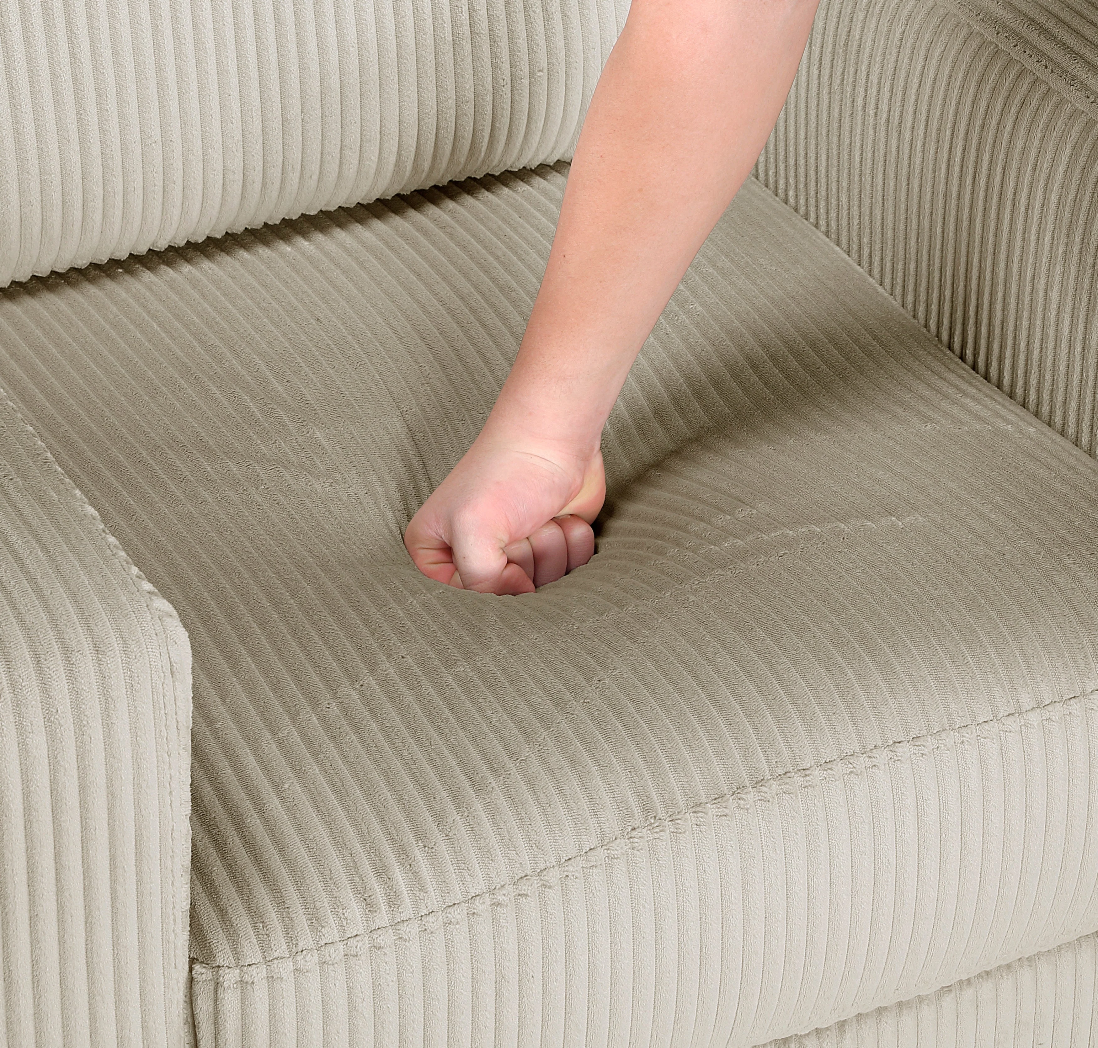 Crandall Taupe Loveseat - Image 6