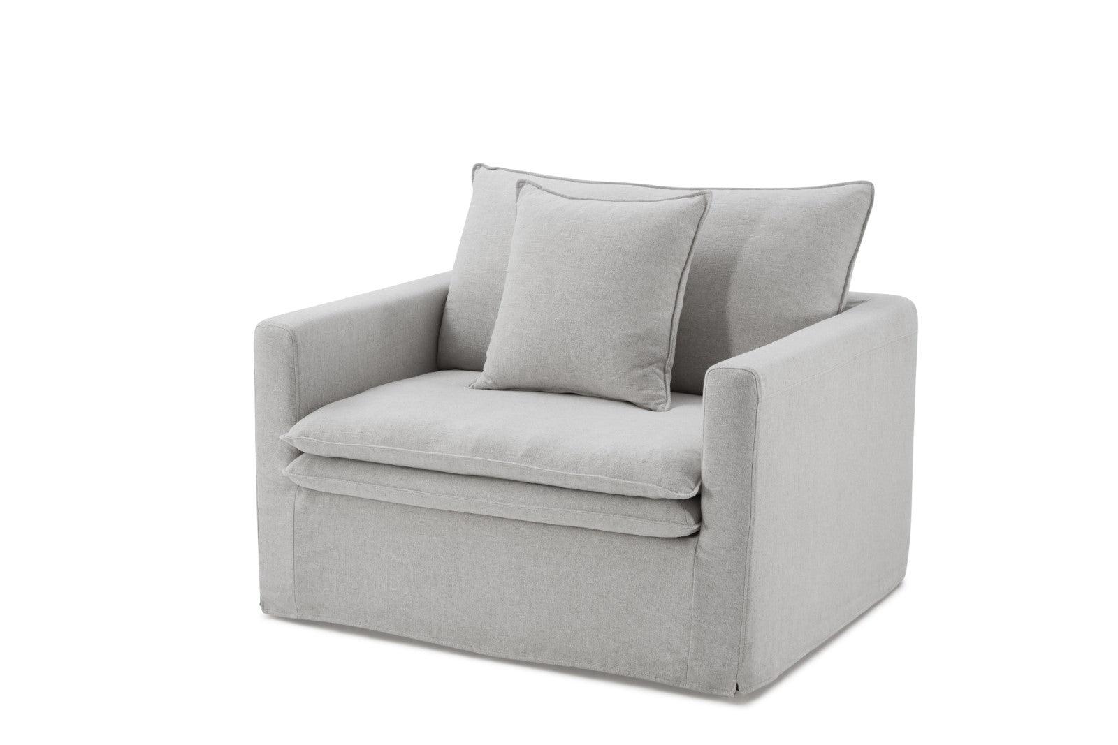 Crayford Light Gray Chair - Image 3