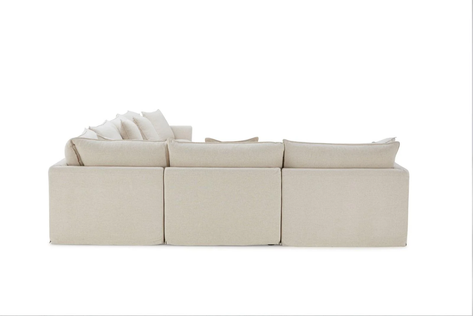 Crayford Taupe L-Sectional - Image 5