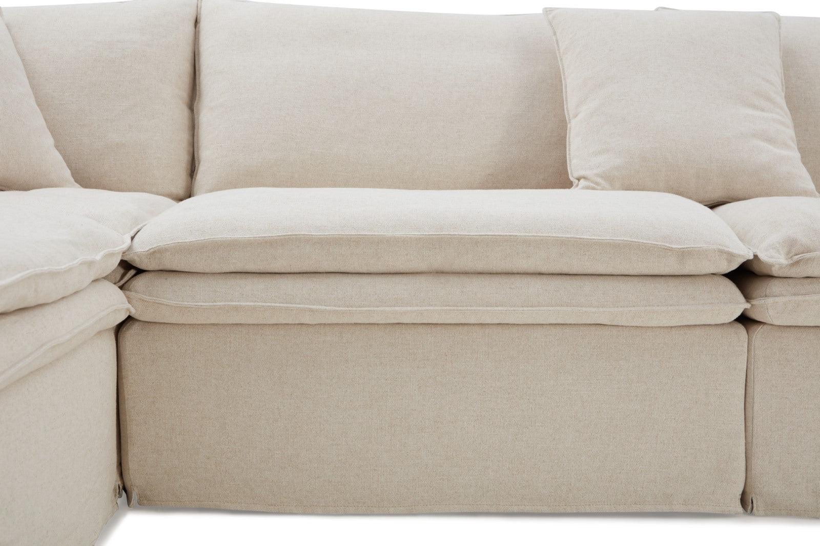 Crayford Taupe L-Sectional - Image 8