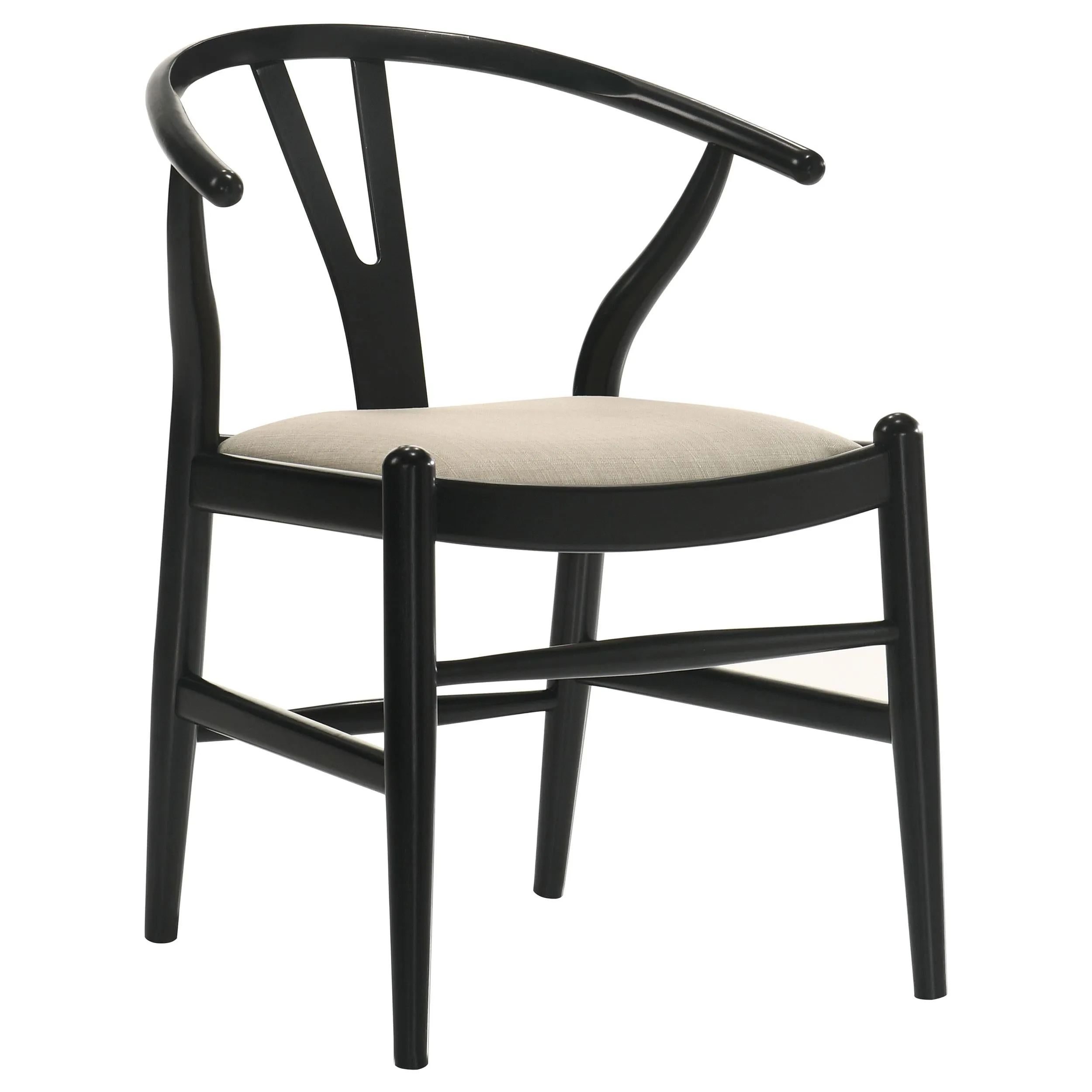 Crestmont Black 7-Piece Dining Set with Extension Leaf - Image 7