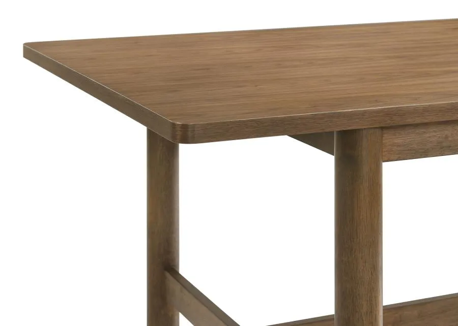 Crestmore Walnut 5-piece Rectangular Dining Table Set - Image 10