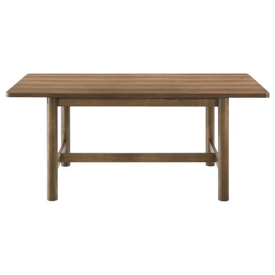 Crestmore Walnut 5-piece Rectangular Dining Table Set - Image 4