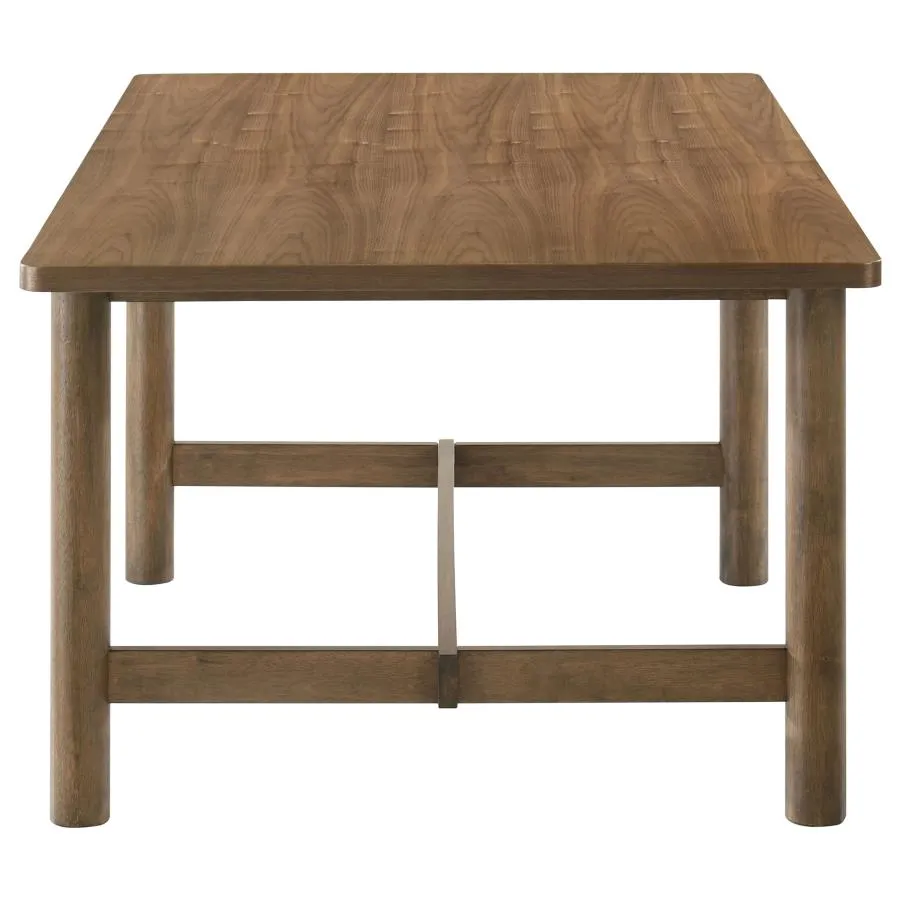 Crestmore Walnut 5-piece Rectangular Dining Table Set - Image 5