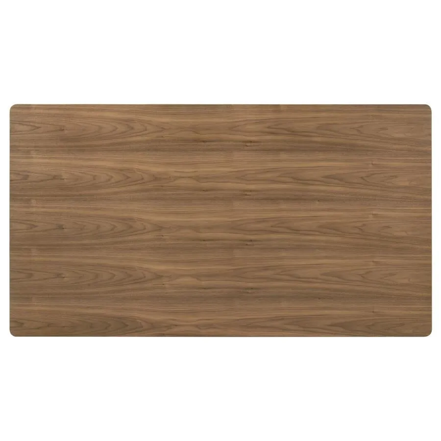 Crestmore Walnut 5-piece Rectangular Dining Table Set - Image 6