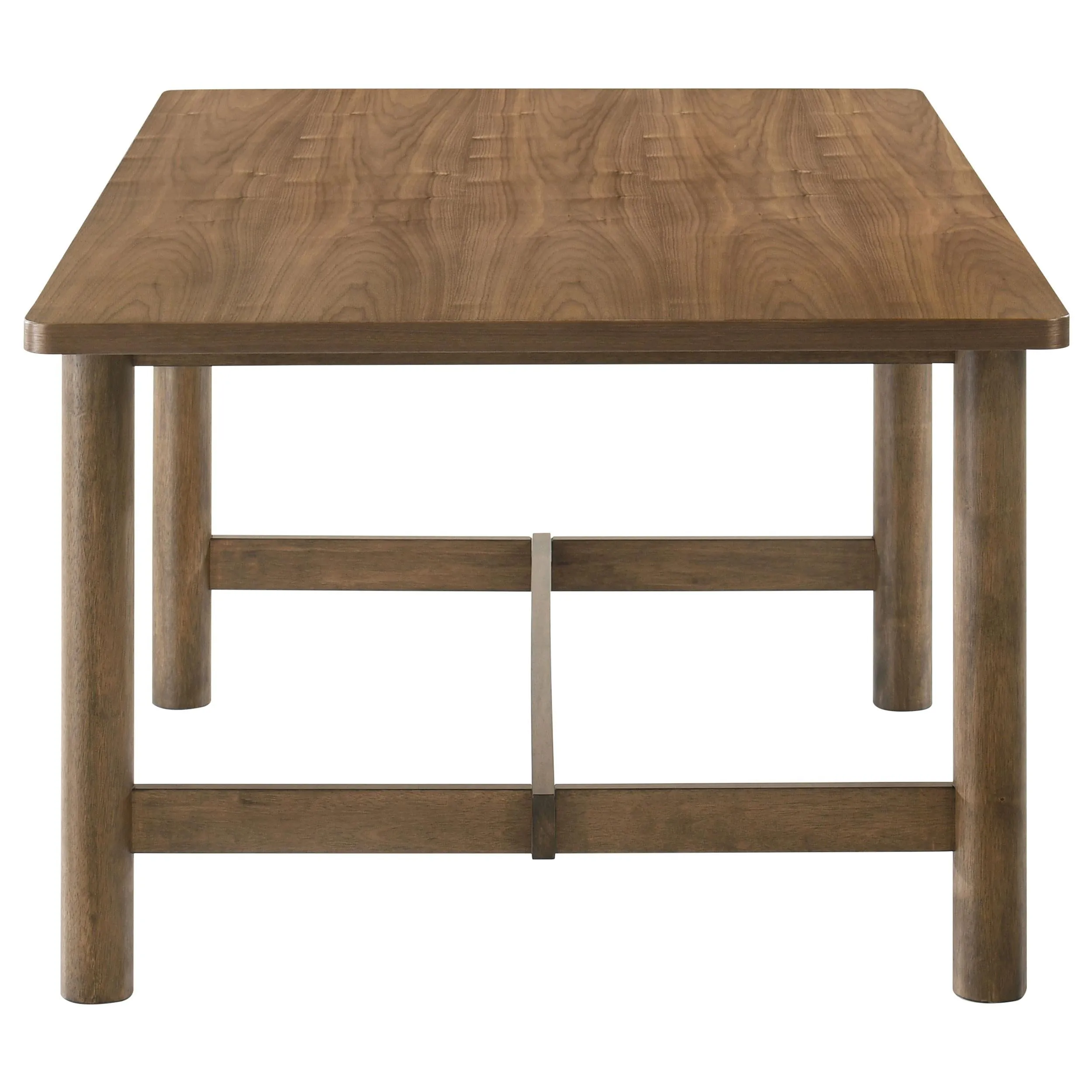 Crestmore Walnut Rectangular Wood Dining Table - Image 4