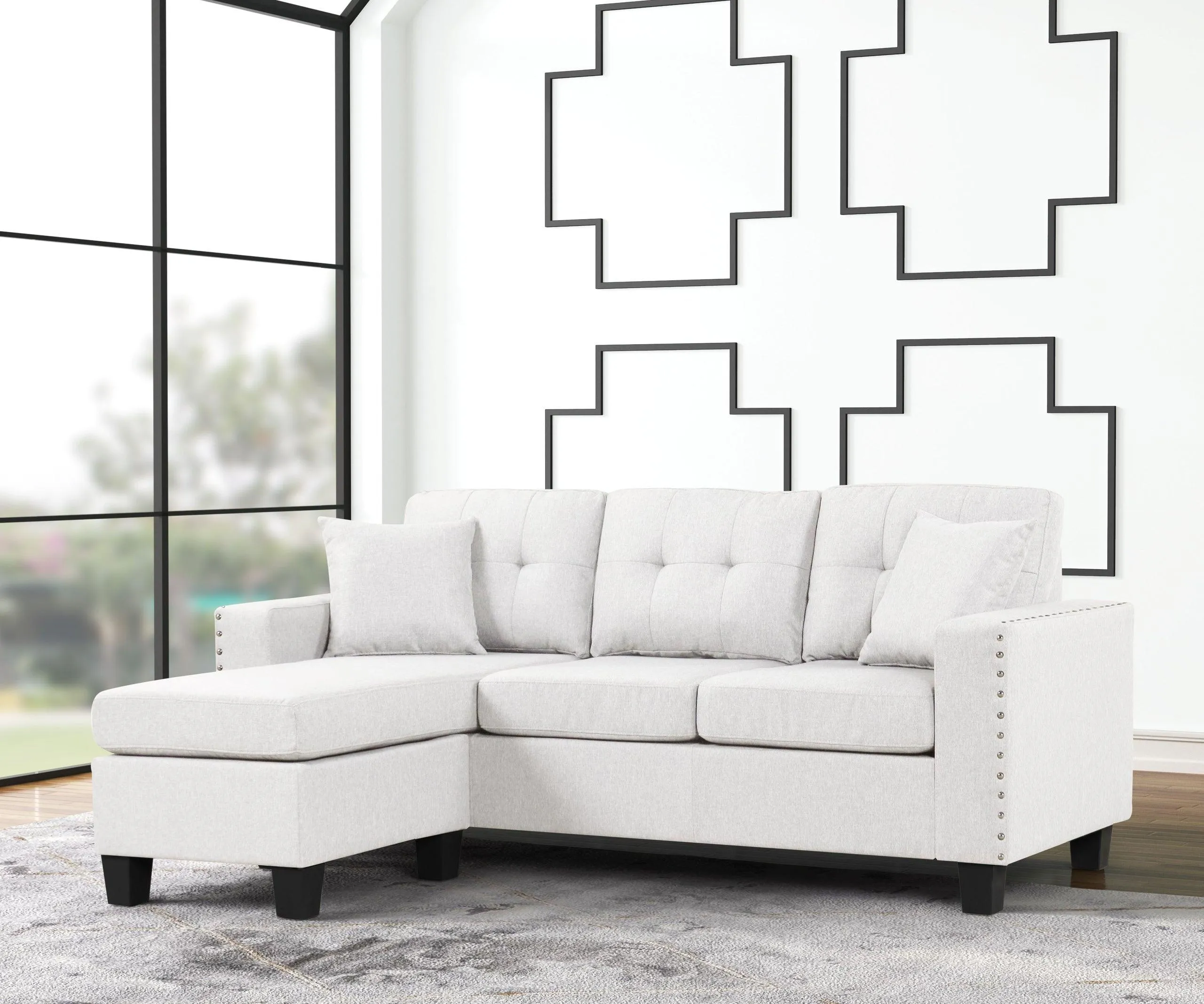 Cris Sand Reversible Sectional - Image 2