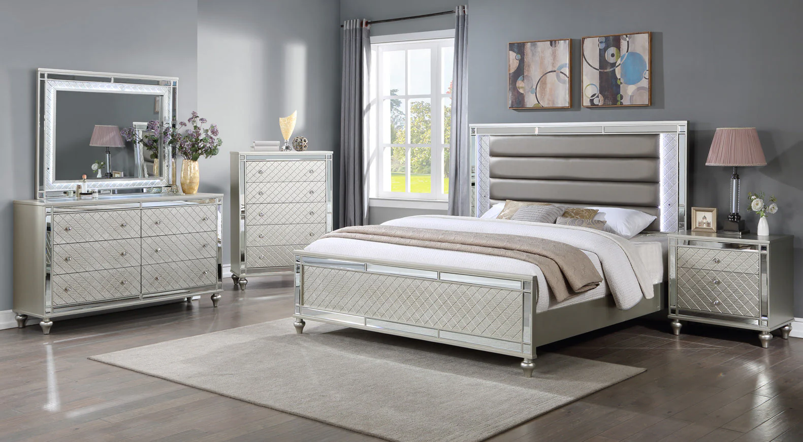 Cristian Champagne Dresser - Image 3