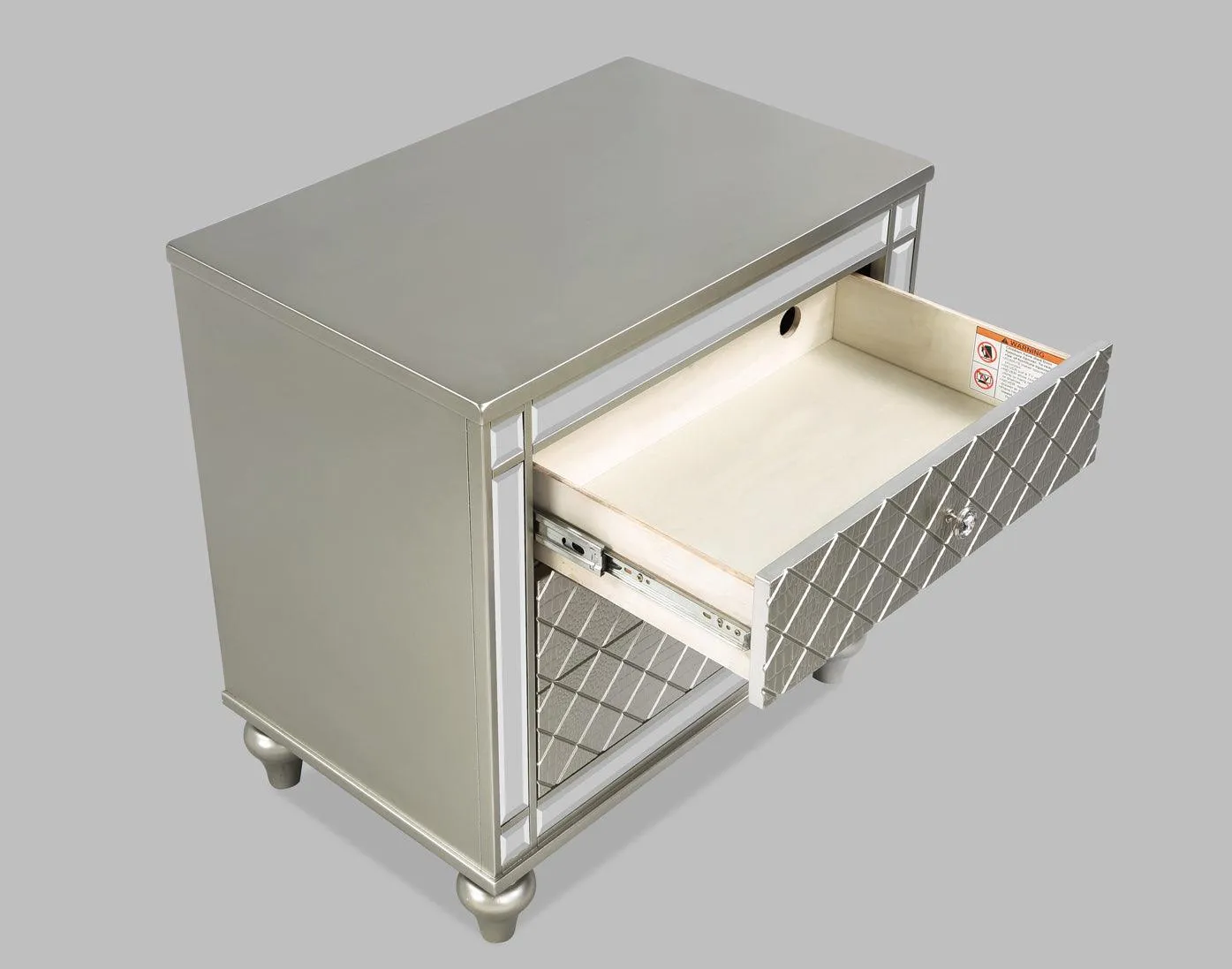 Cristian Champagne Nightstand - Image 3