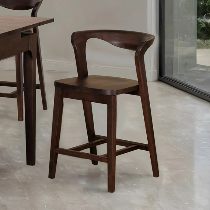 Croglio Rich Walnut 5-Piece Counter Height Set - Image 3