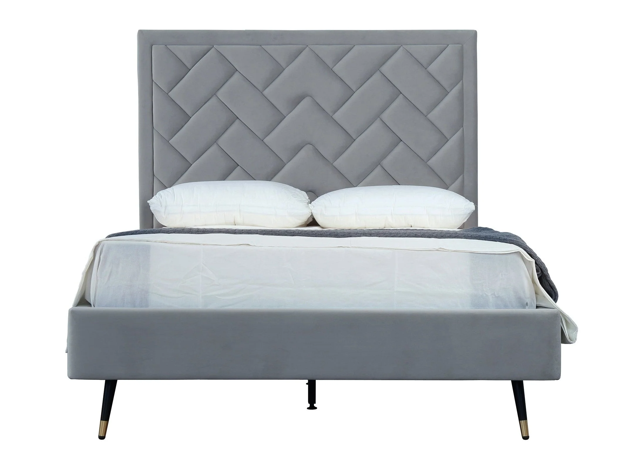 Crosby Full- Size Bed in Grey