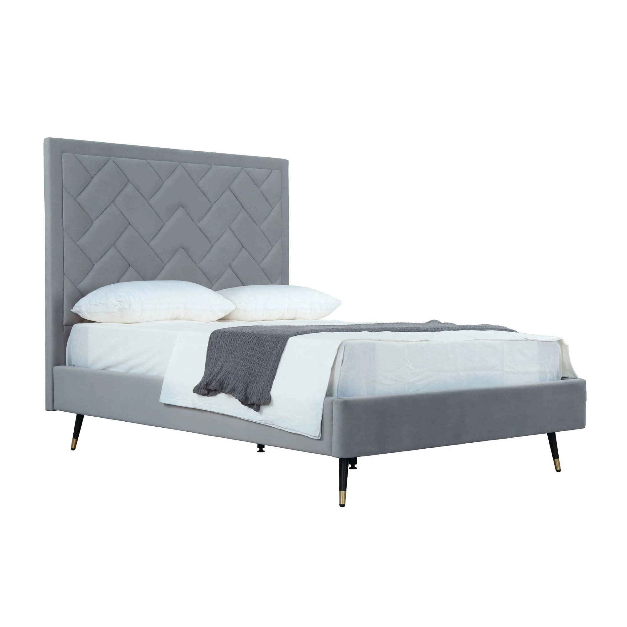 Crosby Full- Size Bed in Grey - Image 8