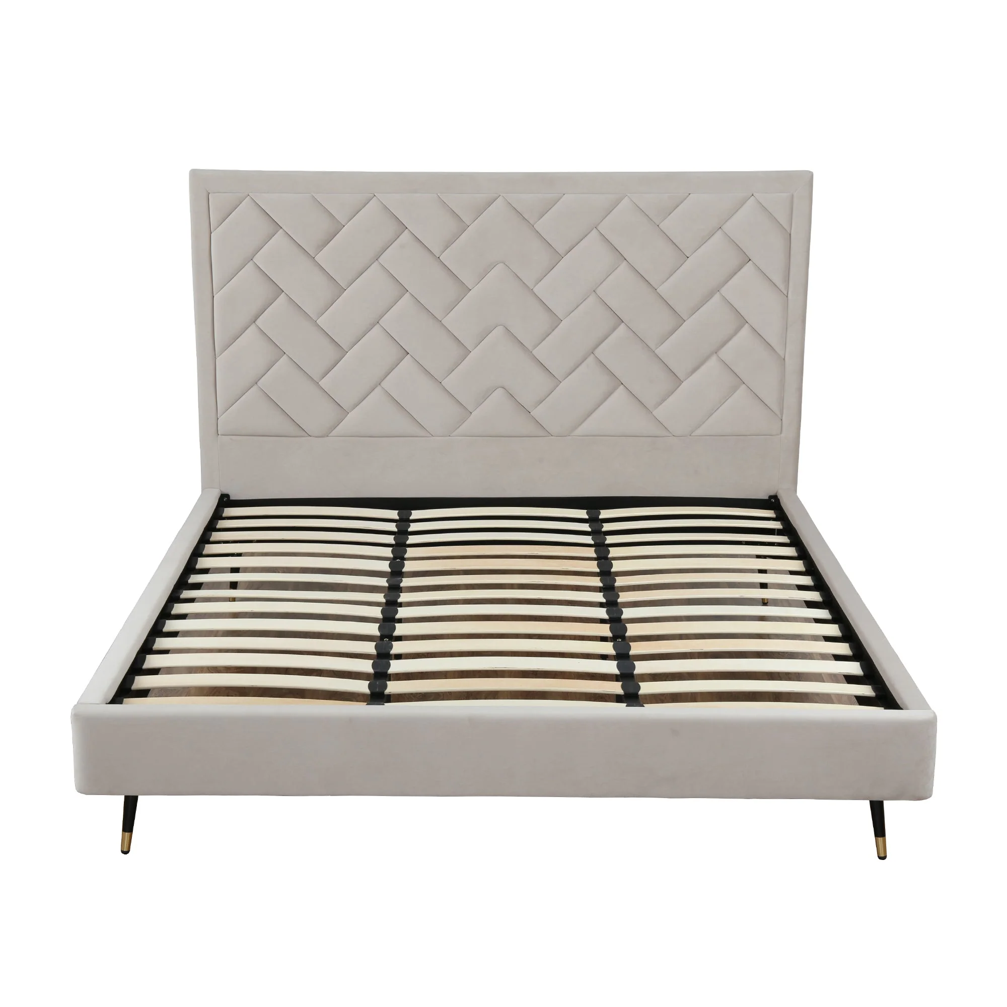Crosby King-Size Bed in Greige - Image 7