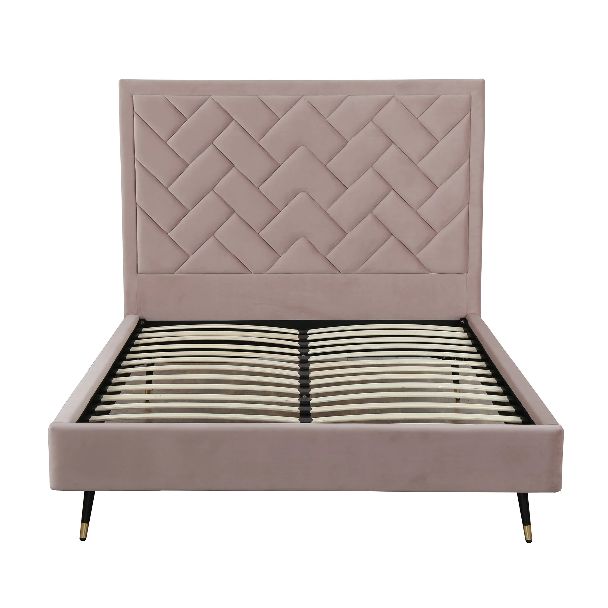 Crosby Queen-Size Bed in Blush - Image 7