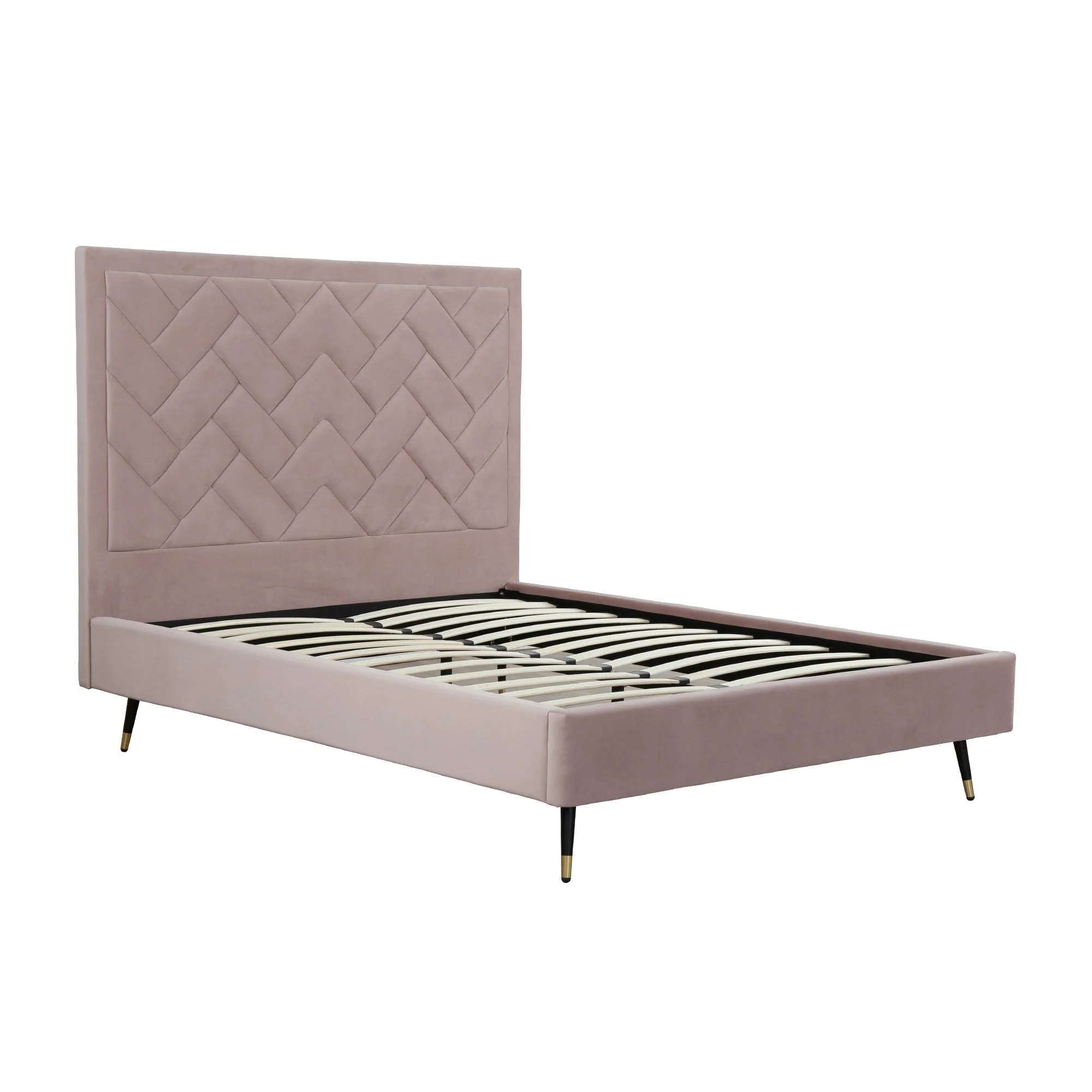 Crosby Queen-Size Bed in Blush - Image 9