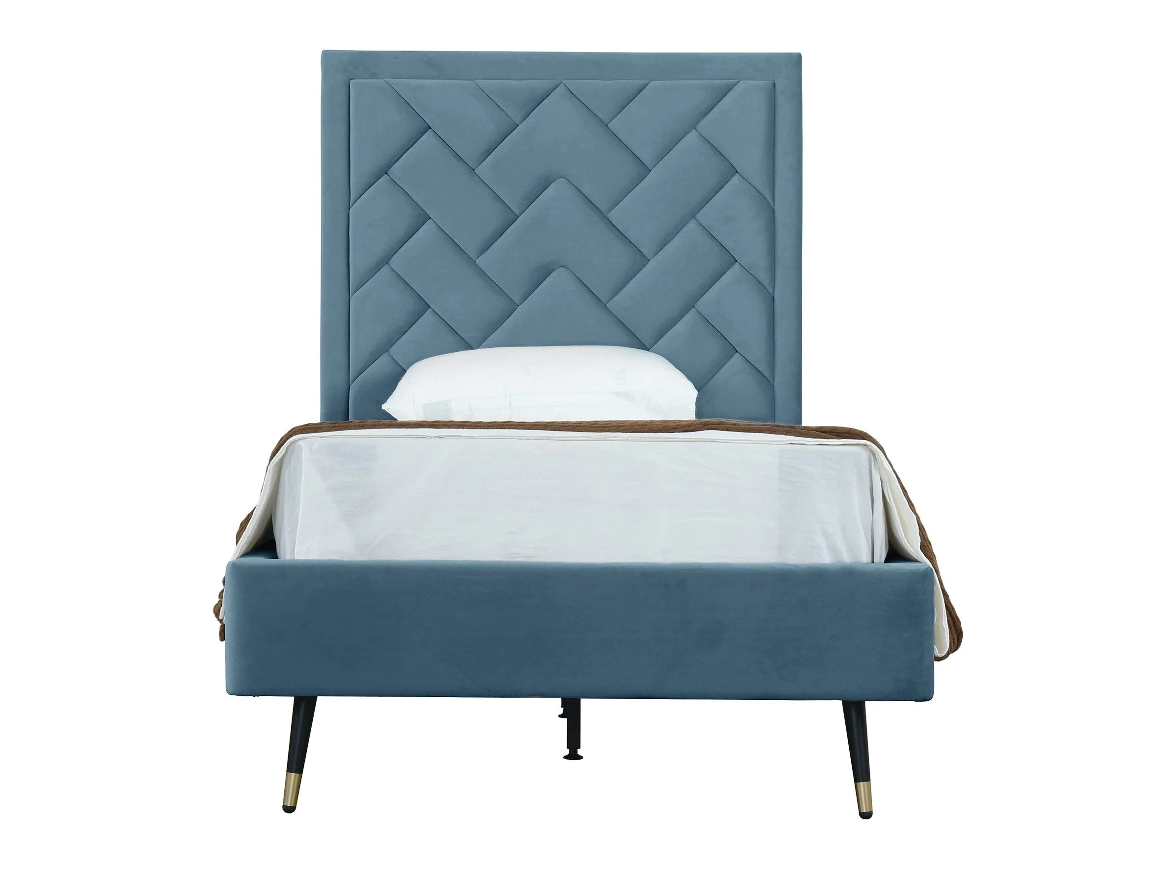 Crosby Twin-Size Bed in Blue