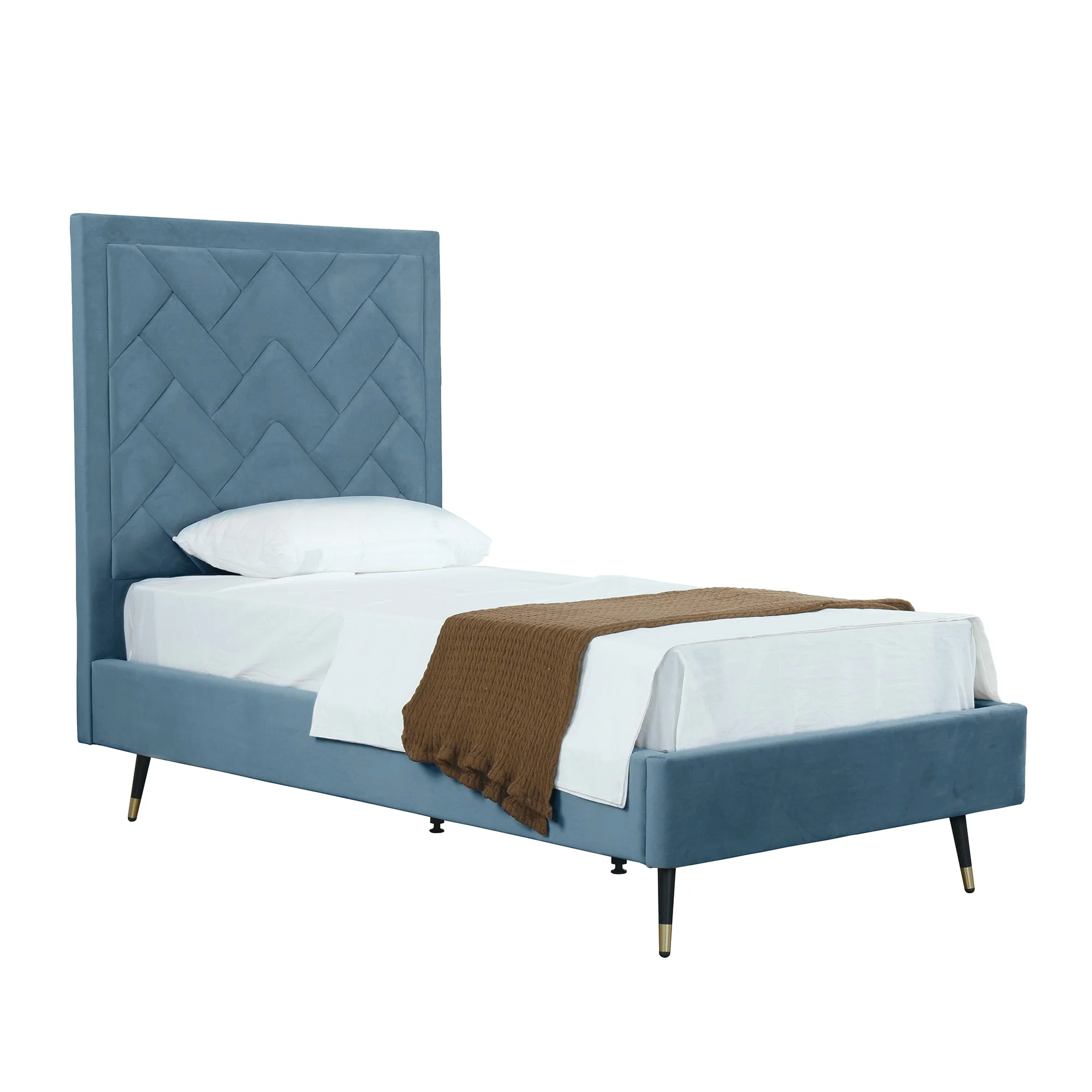 Crosby Twin-Size Bed in Blue - Image 8