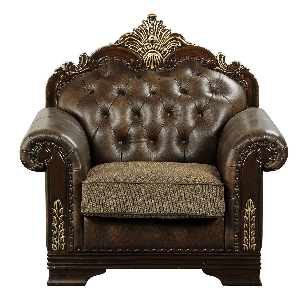 Croydon Brown Chair - Image 3
