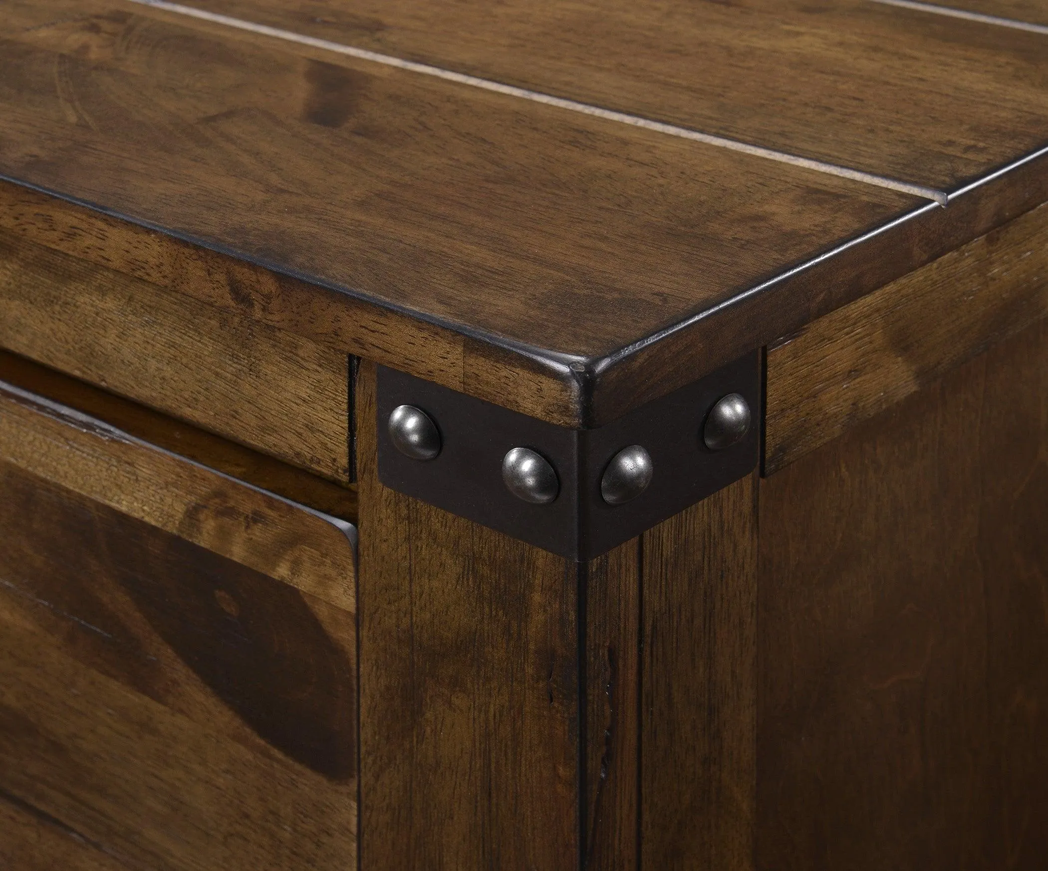 Curtis Brown Panel Bedroom Set - Image 8