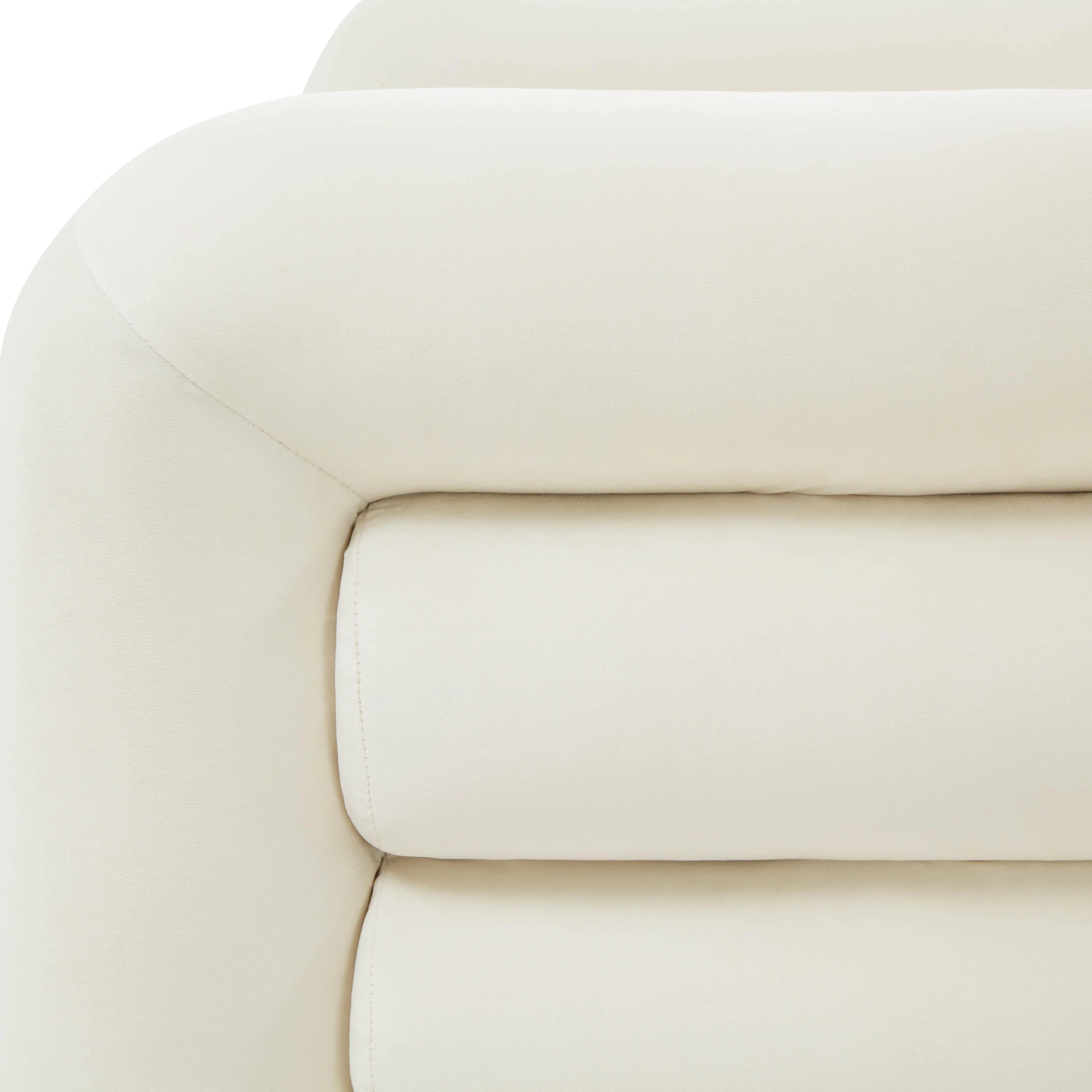 Curves Velvet Lounge Chair - Image 11