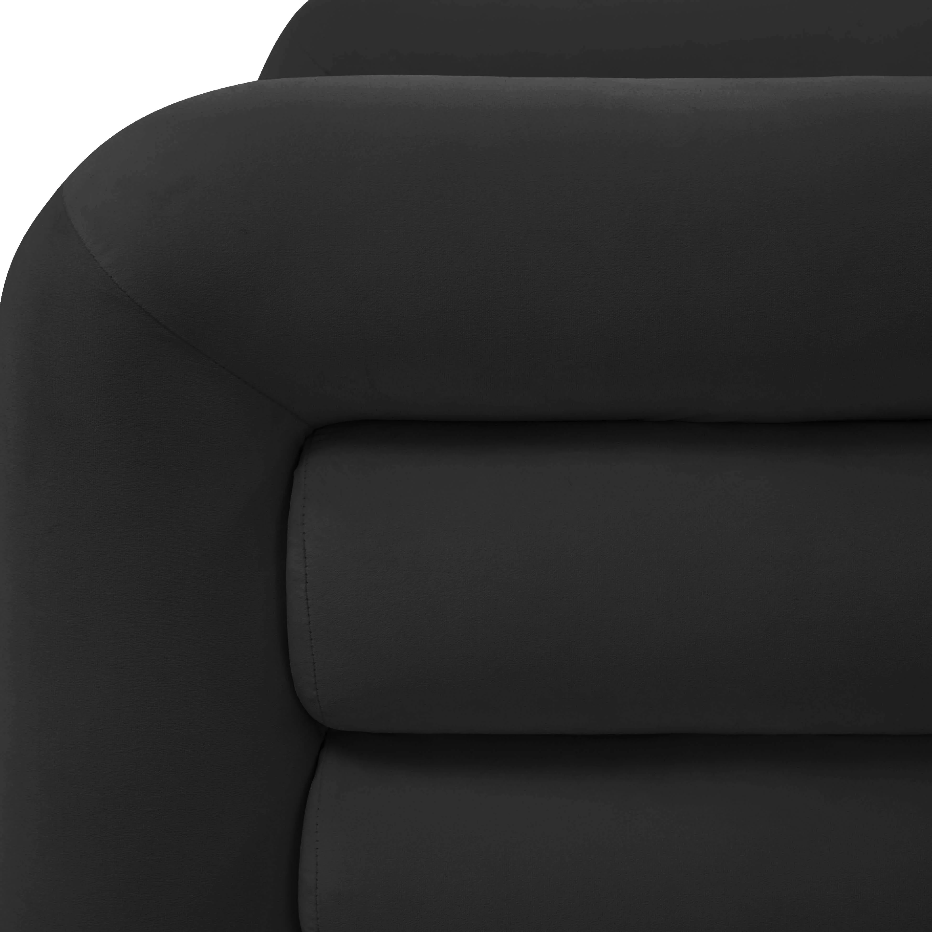 Curves Velvet Lounge Chair - Image 5