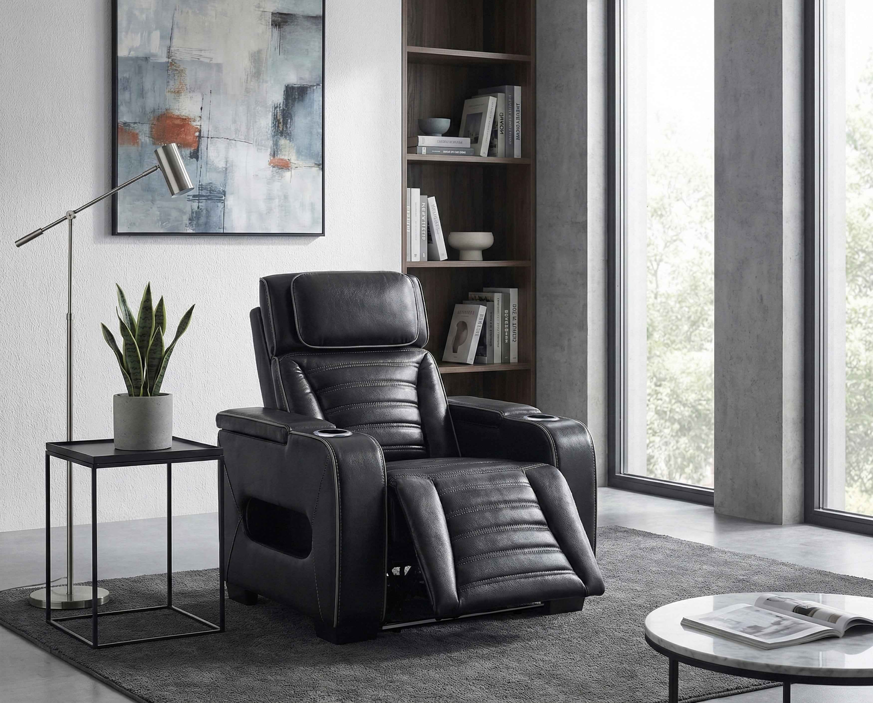 Cyber Black 3-Piece Power Reclining Living Room Set - Image 33