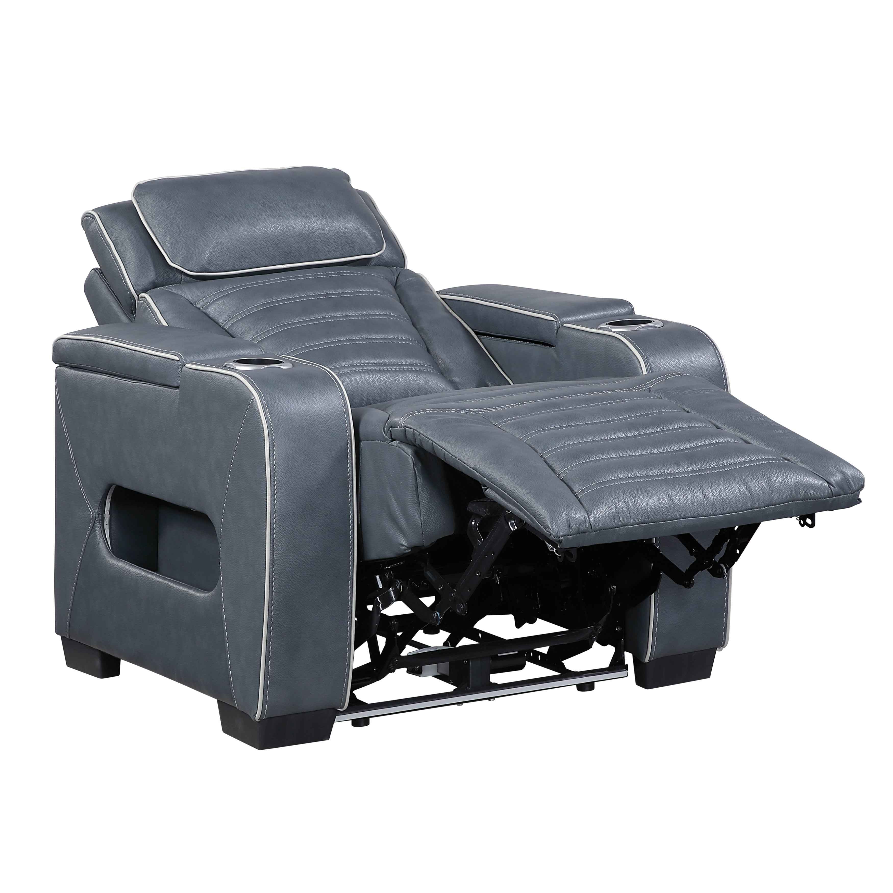 Cyber Blue 3-Piece Power Reclining Living Room Set - Image 25