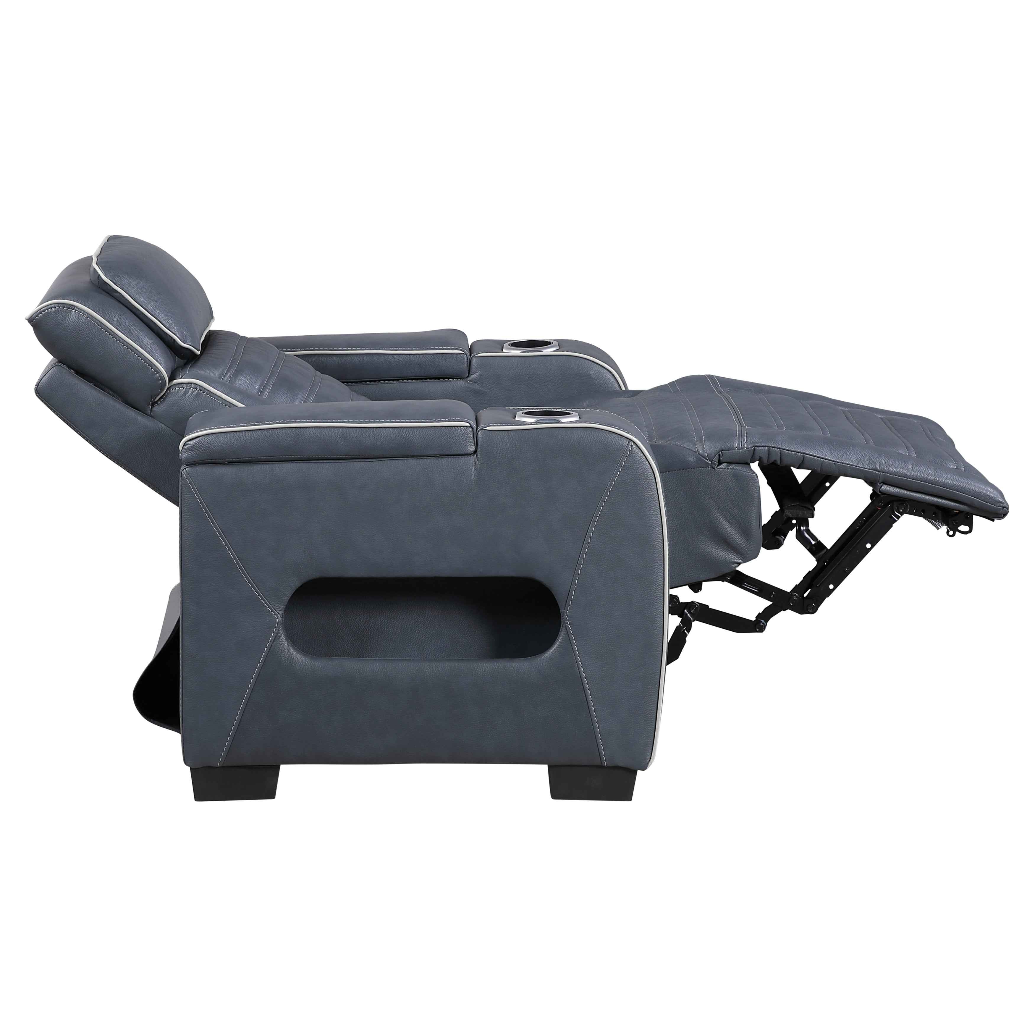 Cyber Blue Power Reclining Living Room Set - Image 27