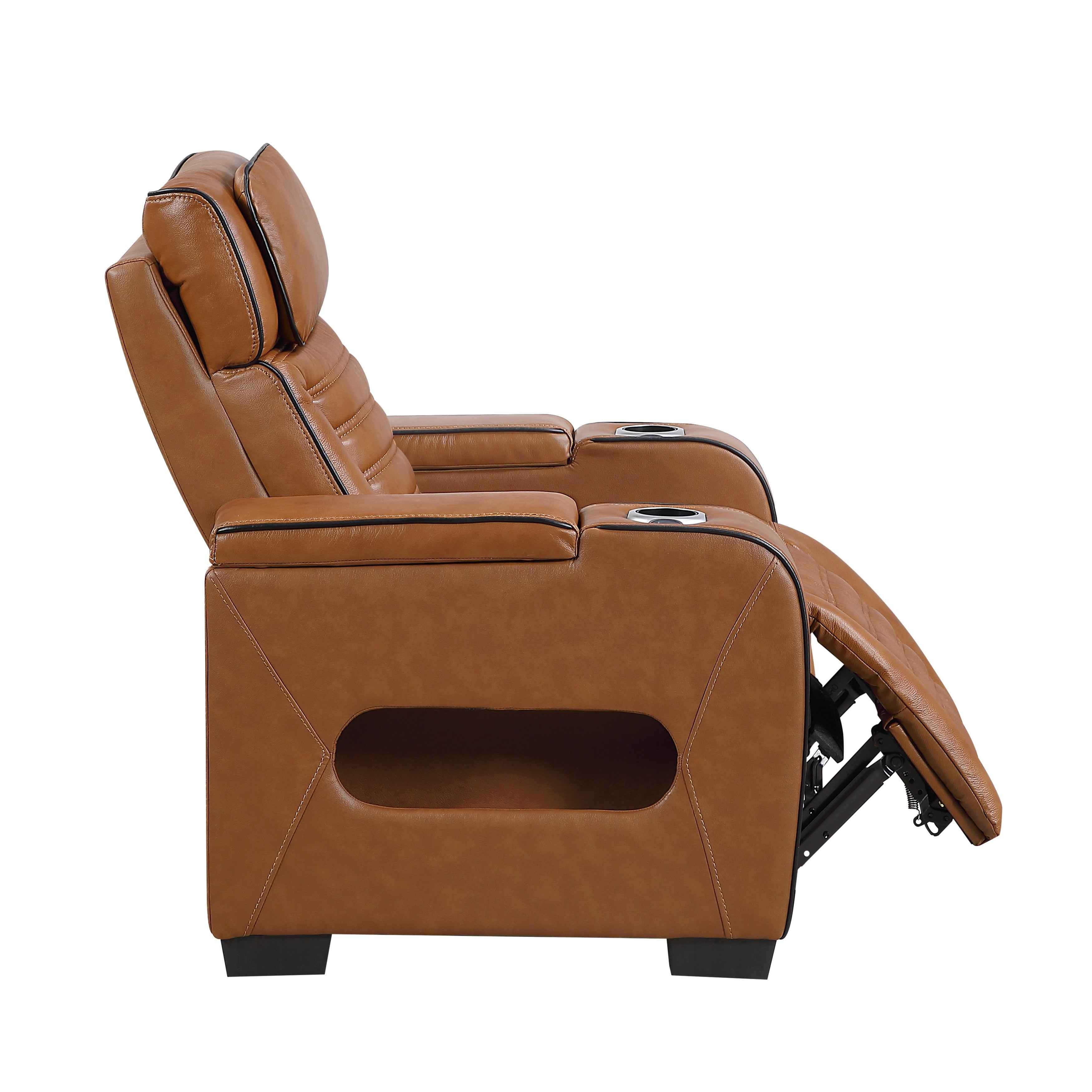 Cyber Brown 3-Piece Power Reclining Living Room Set - Image 23