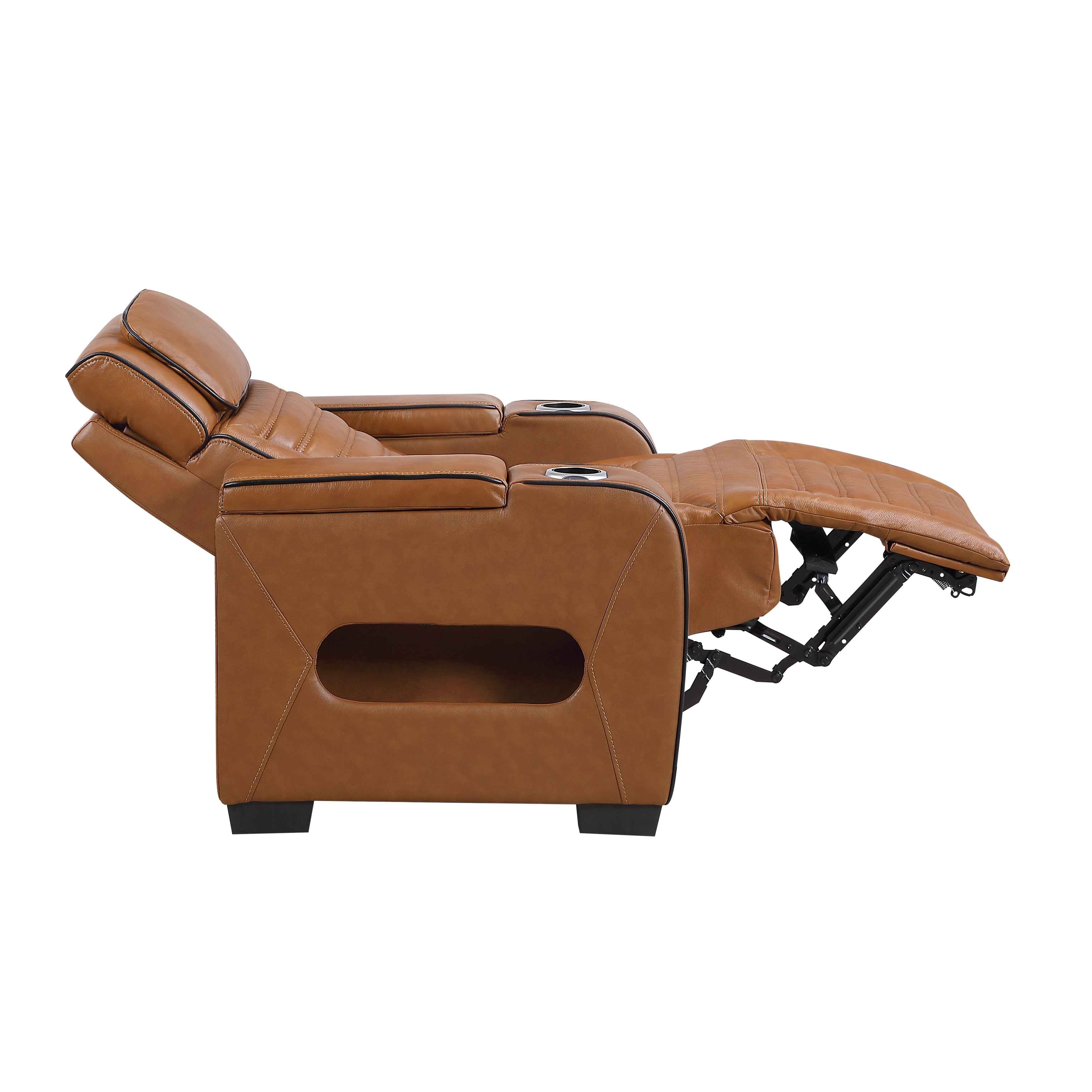 Cyber Brown 3-Piece Power Reclining Living Room Set - Image 24